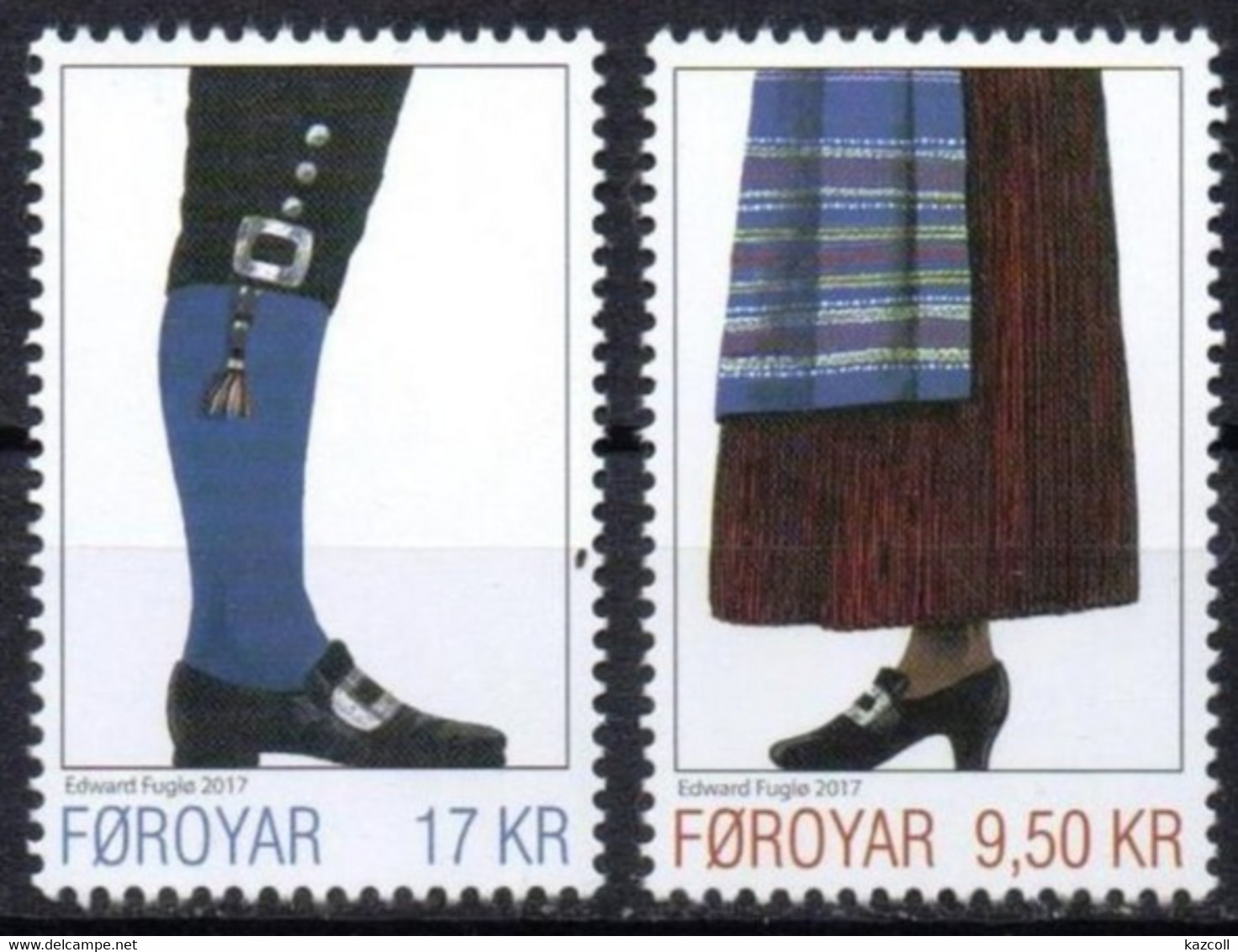 Faroe Islands 2017. National Costumes.  MNH** - Islas Faeroes