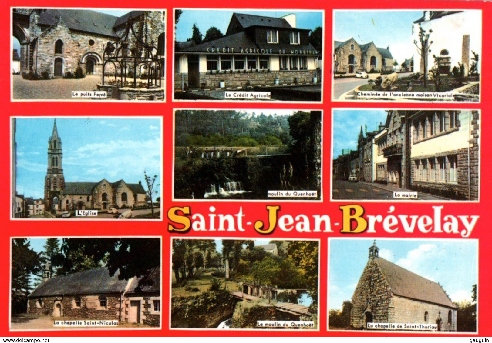 CPM - St JEAN-BRÉVELAY - Multivues - Edition Artaud Gabier - Saint Jean Brevelay