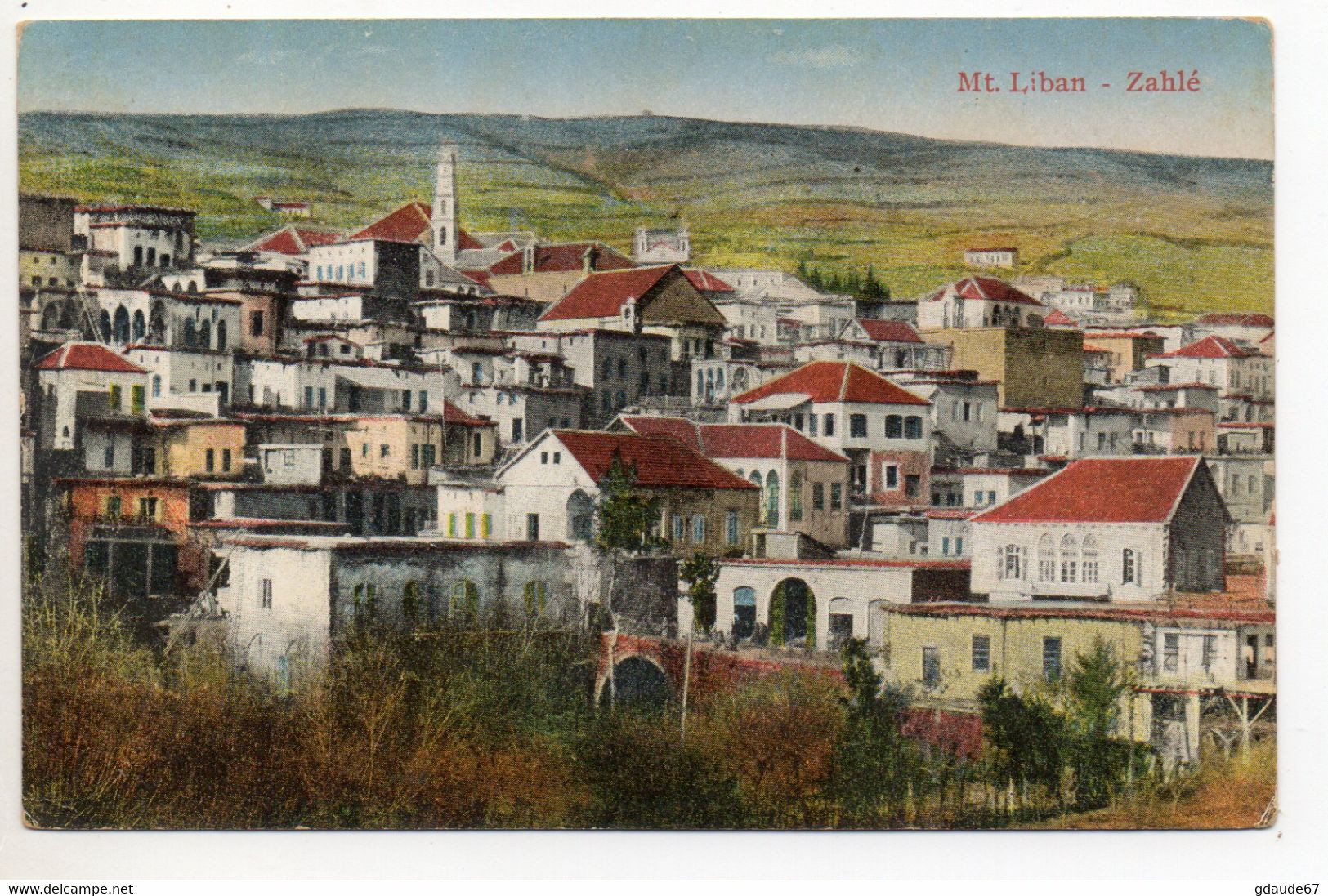 MONT LIBAN - ZAHLE - Libano