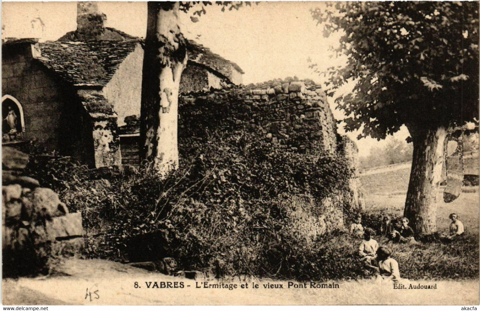 CPA VABRES - L'Ermitage Et Le Vieux Pont Romain (475122) - Vabres