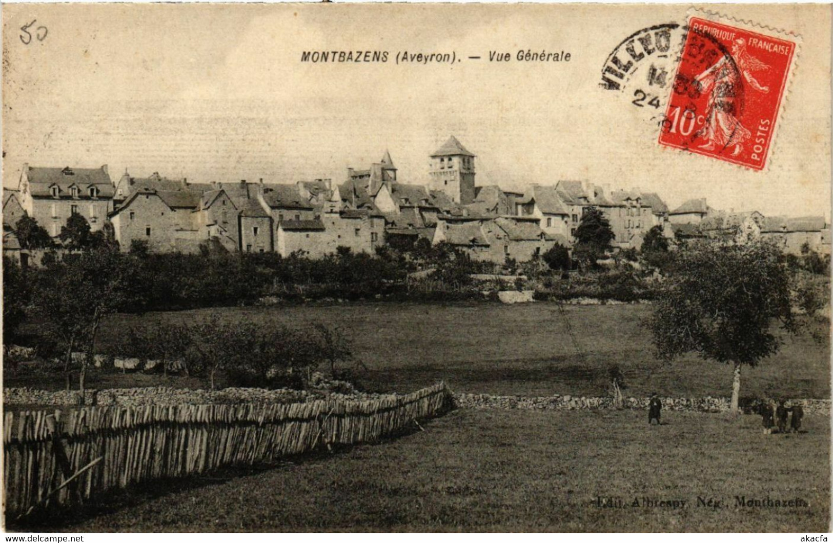 CPA MONTBAZENS - Vue Générale (475131) - Montbazens