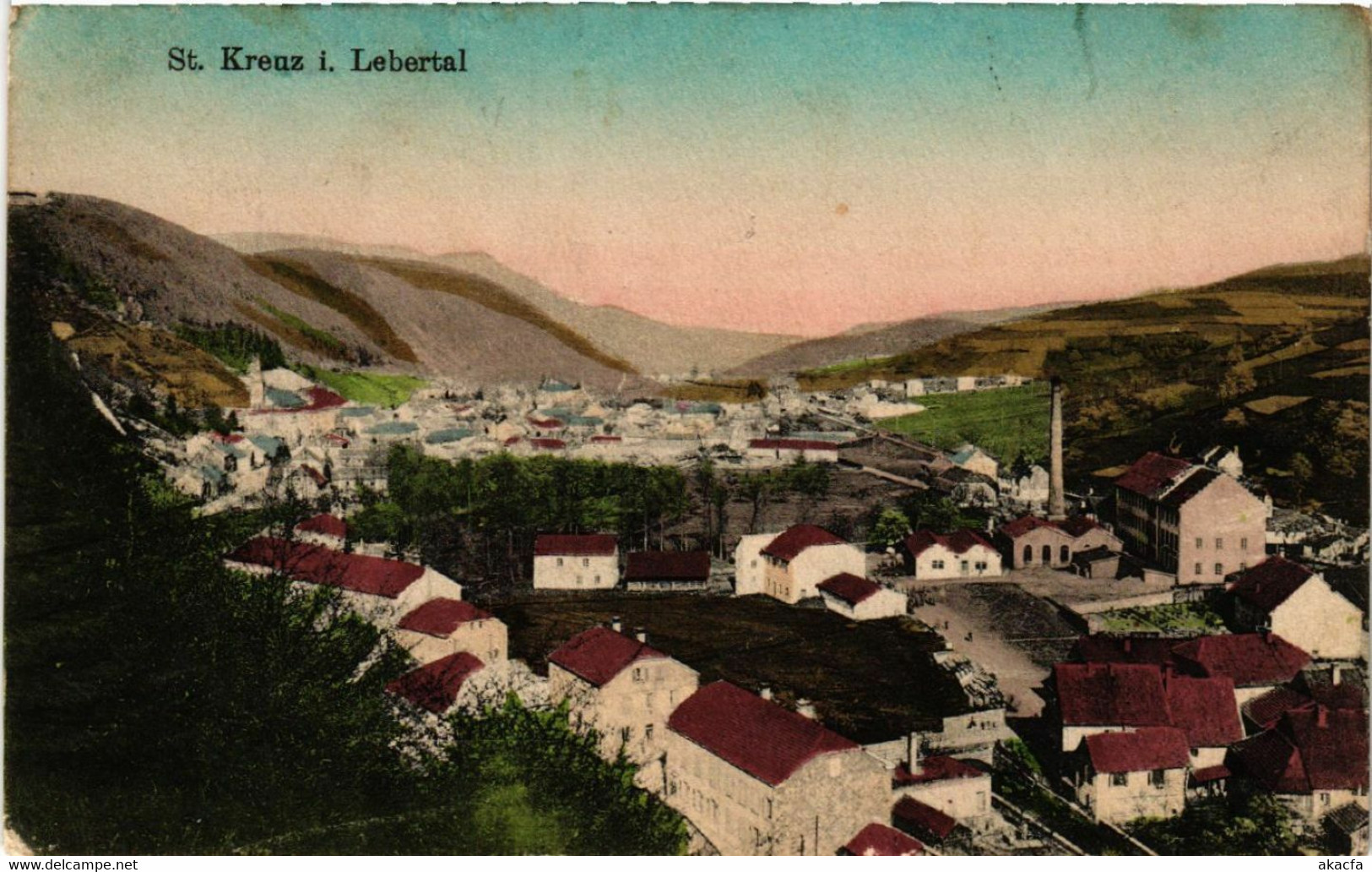 CPA AK St-KREUZ I. LEBERTAL (476380) - Sainte-Croix-aux-Mines