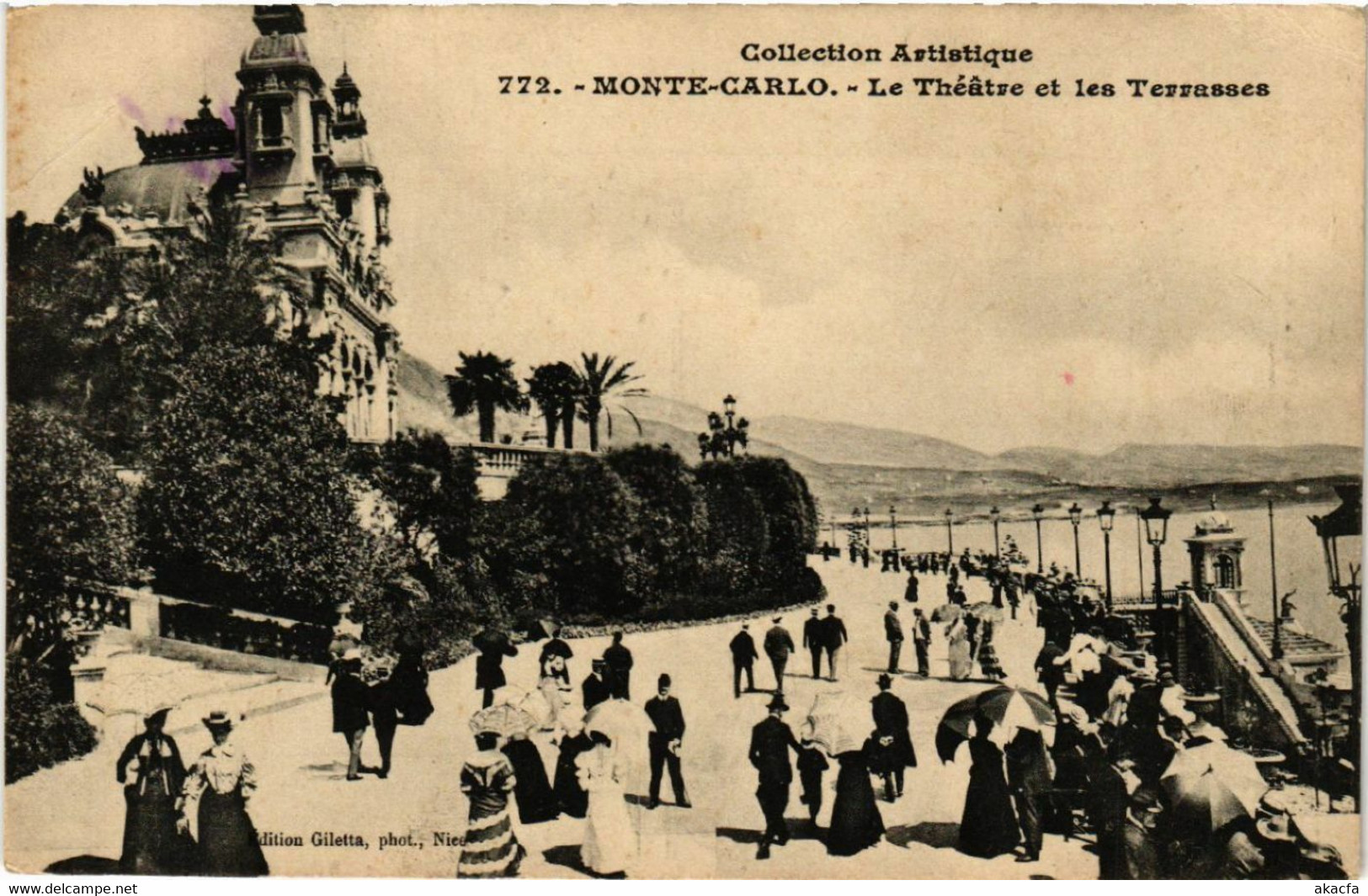 CPA AK MONACO - MONTE-CARLO - Le Theatre Et Les Terrasses (476758) - Le Terrazze