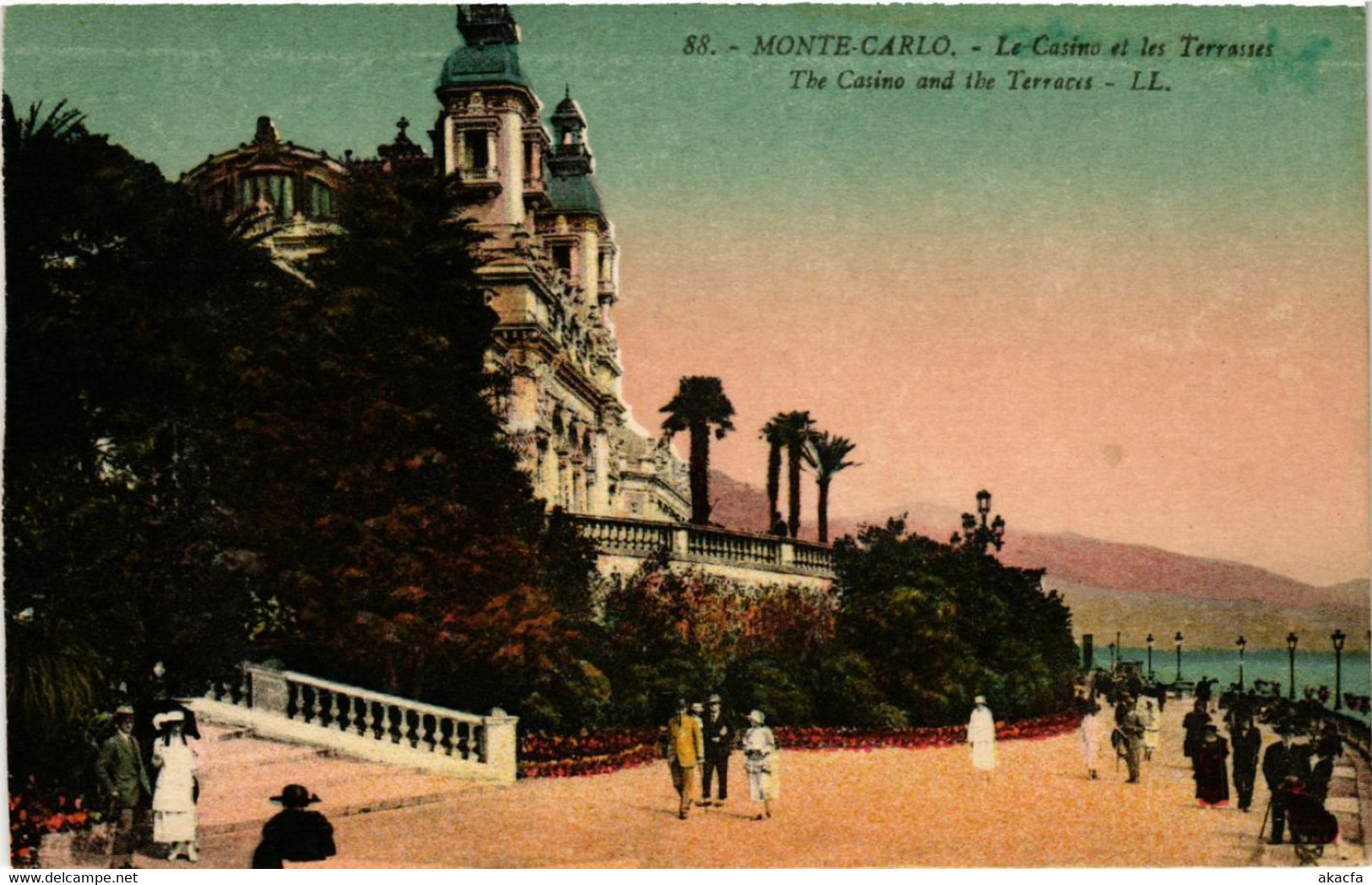 CPA AK MONACO - MONTE-CARLO - Le Casino Et Les Terrasses (476812) - Le Terrazze