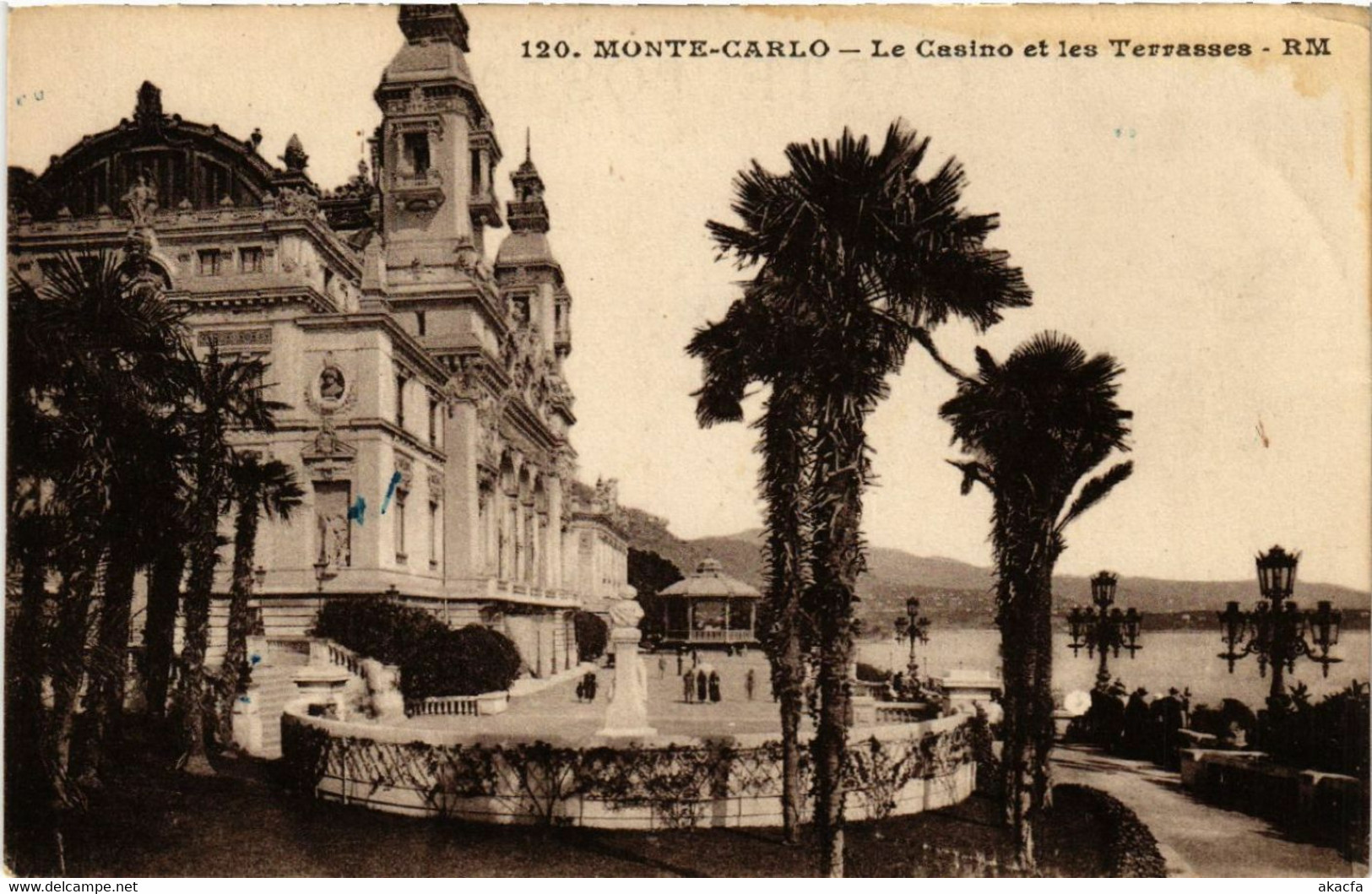 CPA AK MONACO - MONTE-CARLO - Le Casino Et Les Terrasses (476820) - Les Terrasses