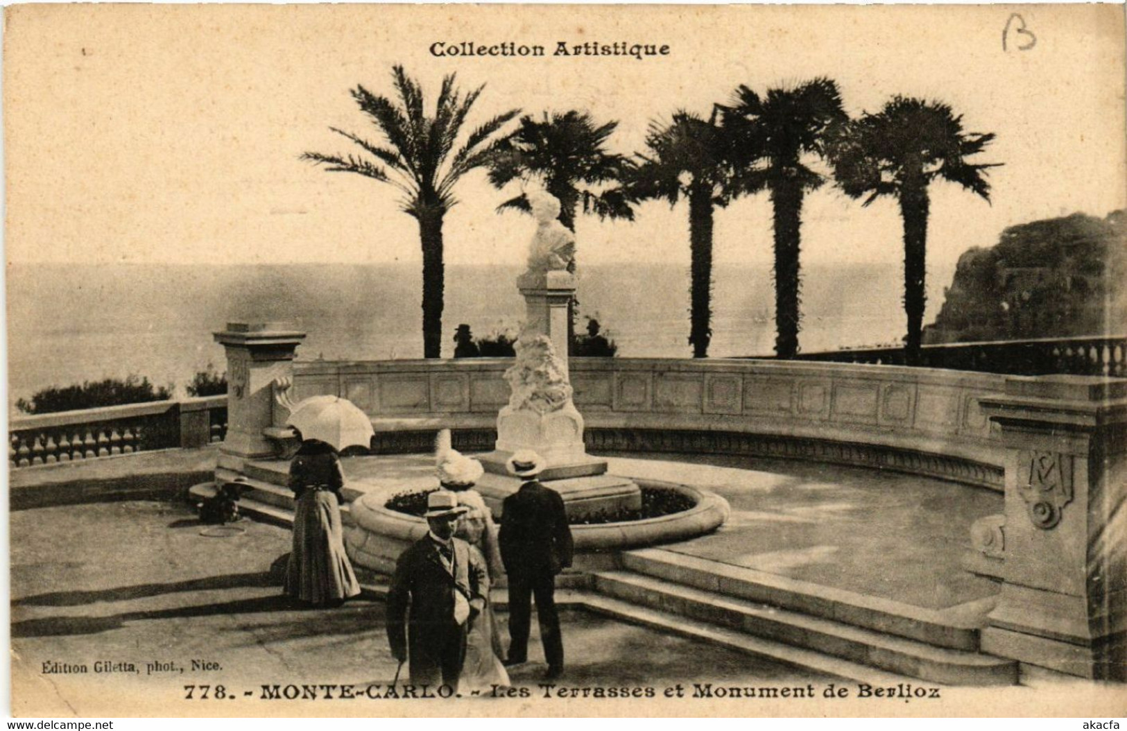 CPA AK MONACO - MONTE-CARLO - Les Terrasses Et Monument (476915) - Terraces