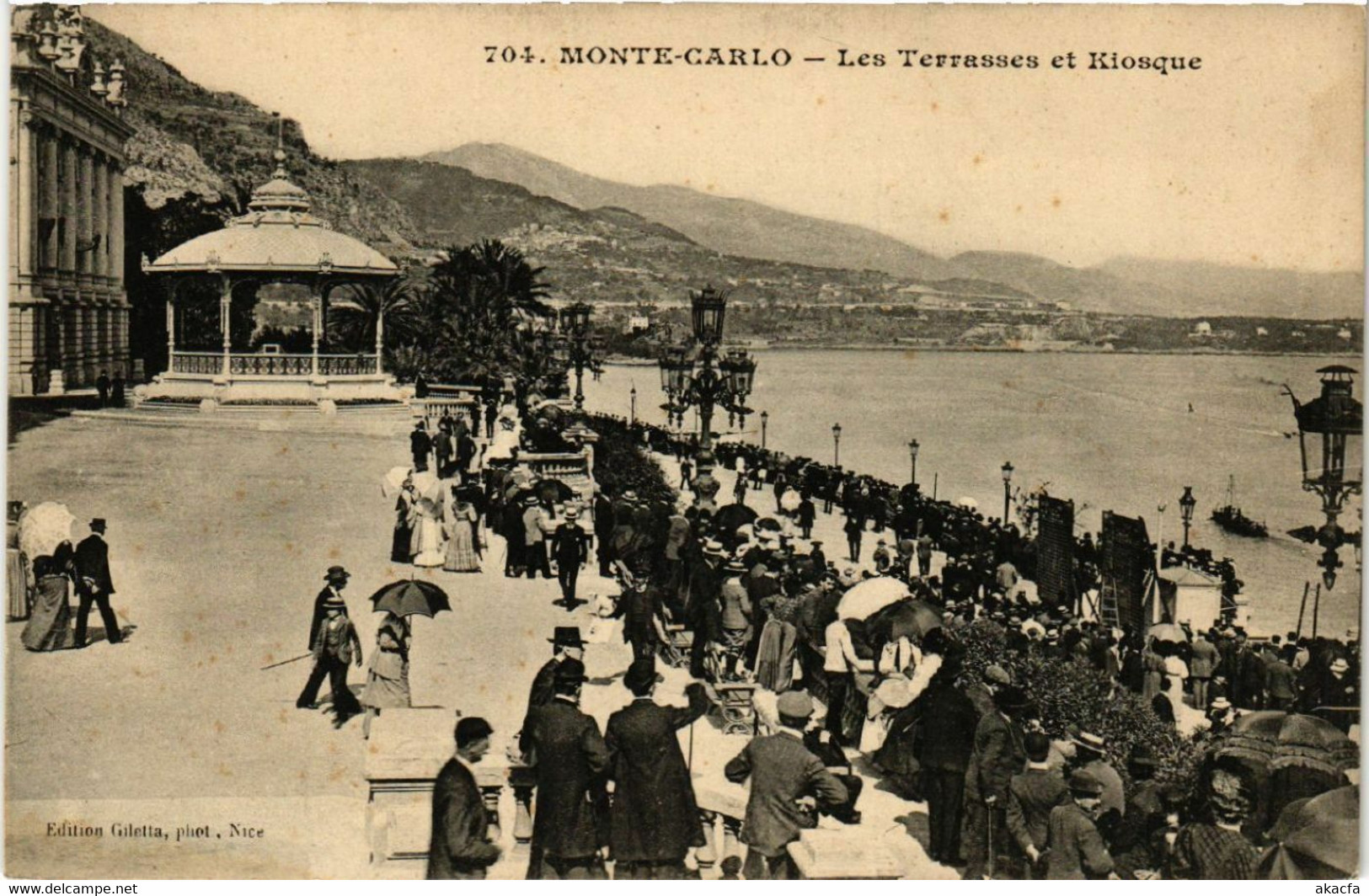 CPA AK MONACO - MONTE-CARLO - Les Terrasses Et Kiosque (476981) - Les Terrasses