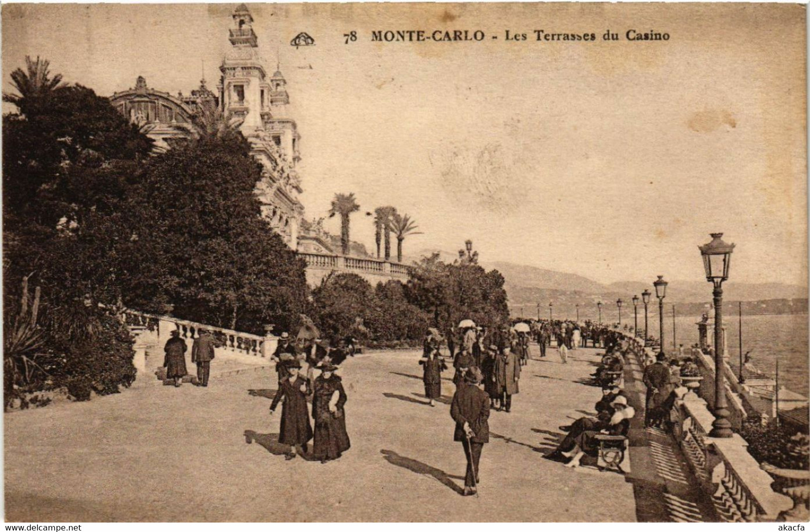 CPA AK MONACO - MONTE-CARLO - Les Terrasses Du Casino (477144) - Terraces