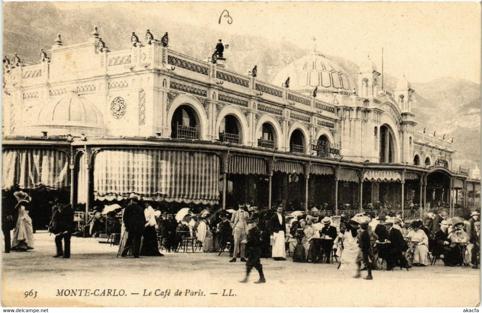 CPA AK MONACO - MONTE-CARLO - Le Cafe De Paris (477149) - Bars & Restaurants