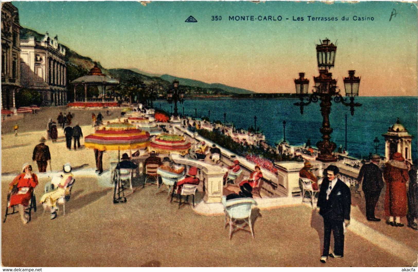 CPA AK MONACO - MONTE-CARLO - Les Terrasses Du Casino (477159) - Terraces