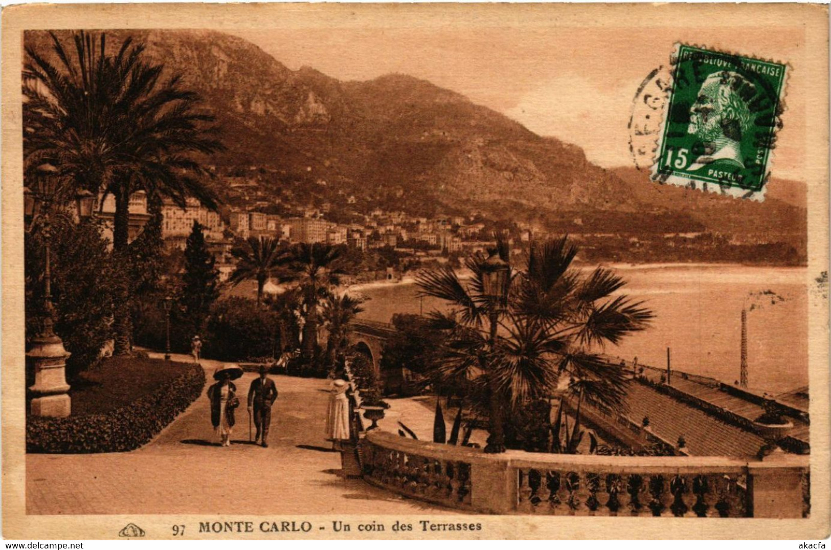 CPA AK MONACO - MONTE-CARLO - Un Coin Des Terrasses (477168) - Terraces