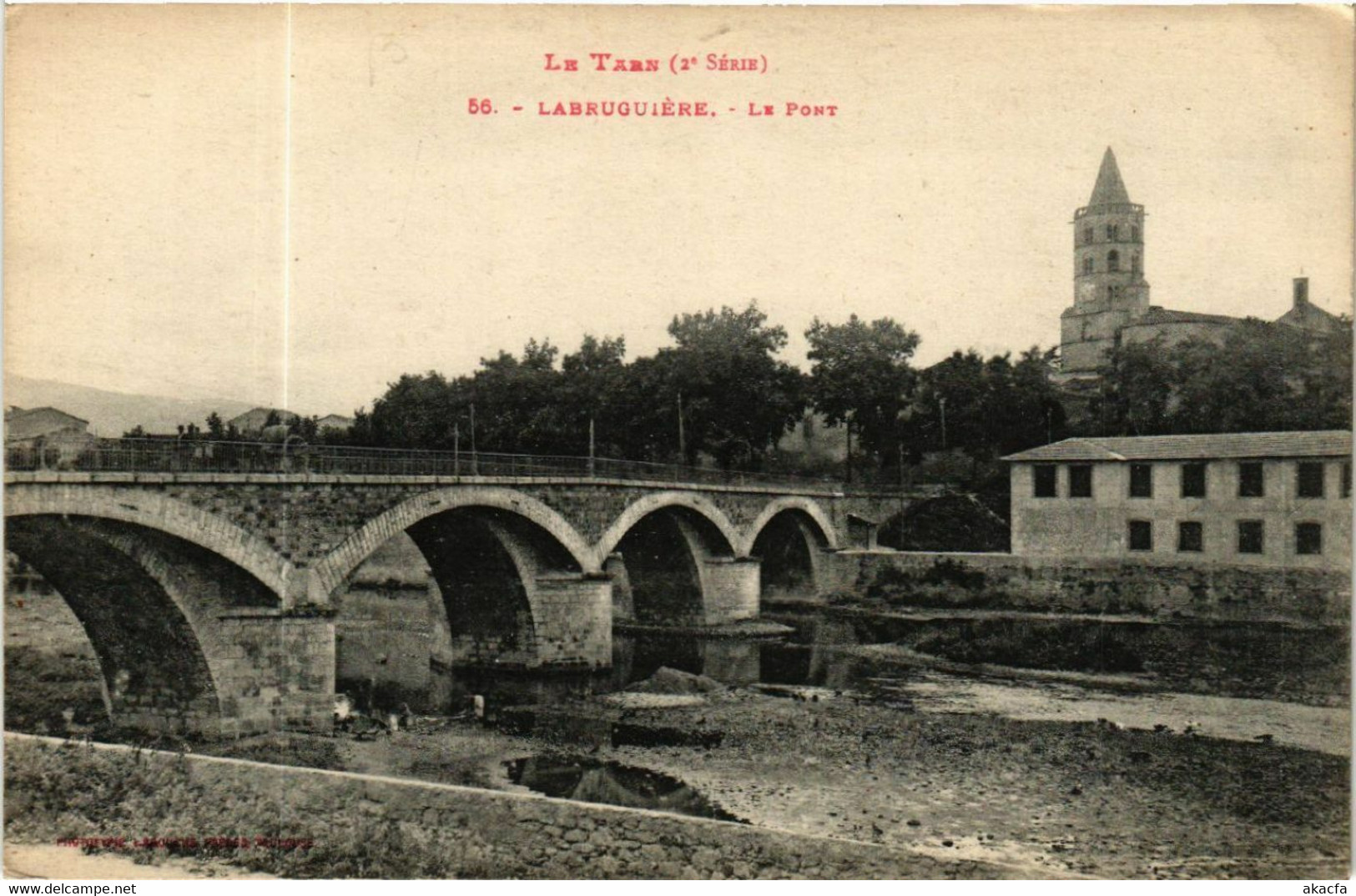 CPA LABRUGUIRE - Le Pont (477544) - Labruguière