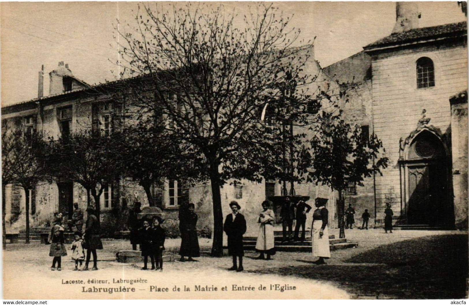 CPA LABRUGUIRE - Place De La Mairie (477592) - Labruguière