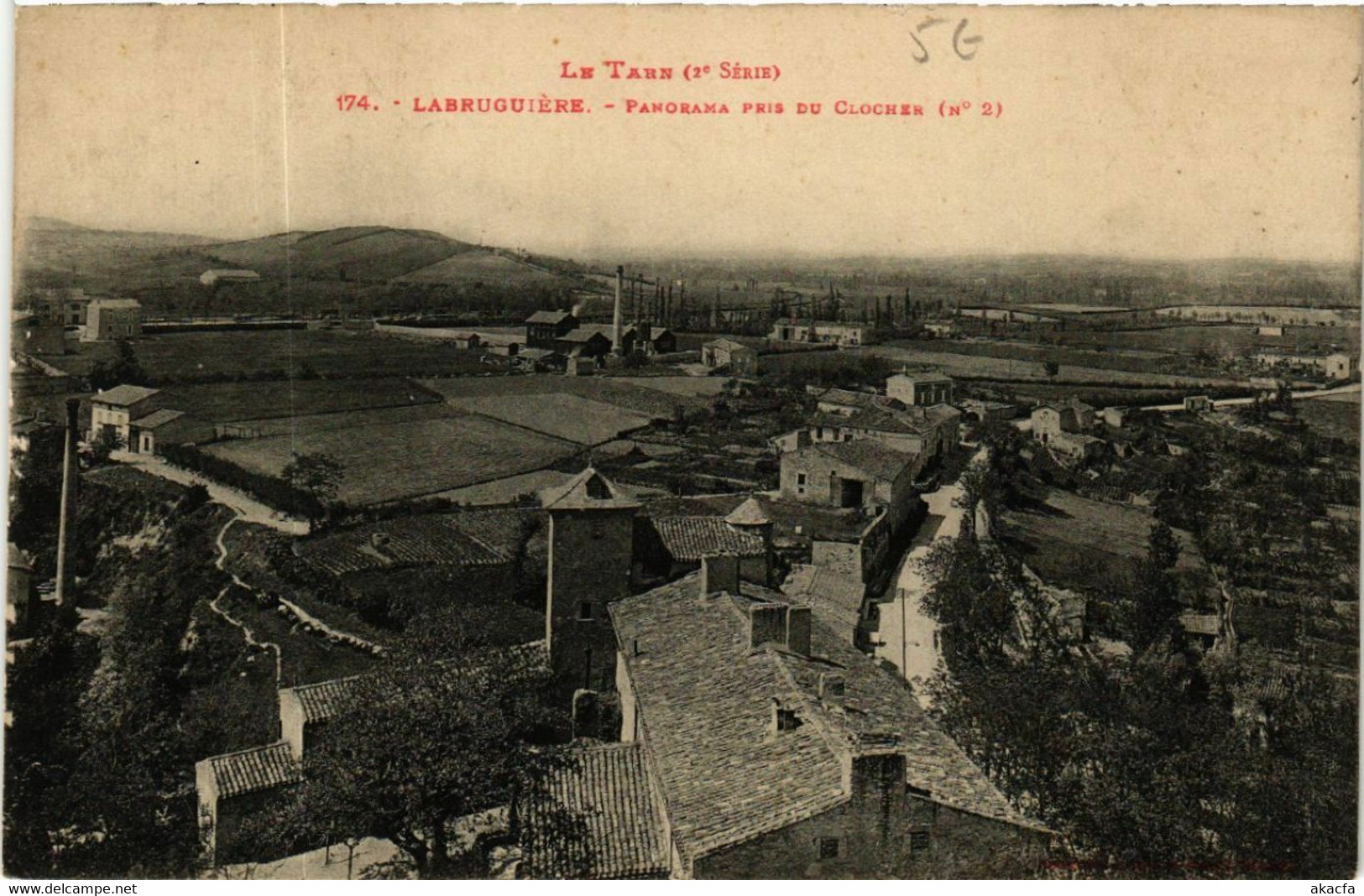 CPA LABRUGUIRE - Panorama Pris Du Clocher (477640) - Labruguière