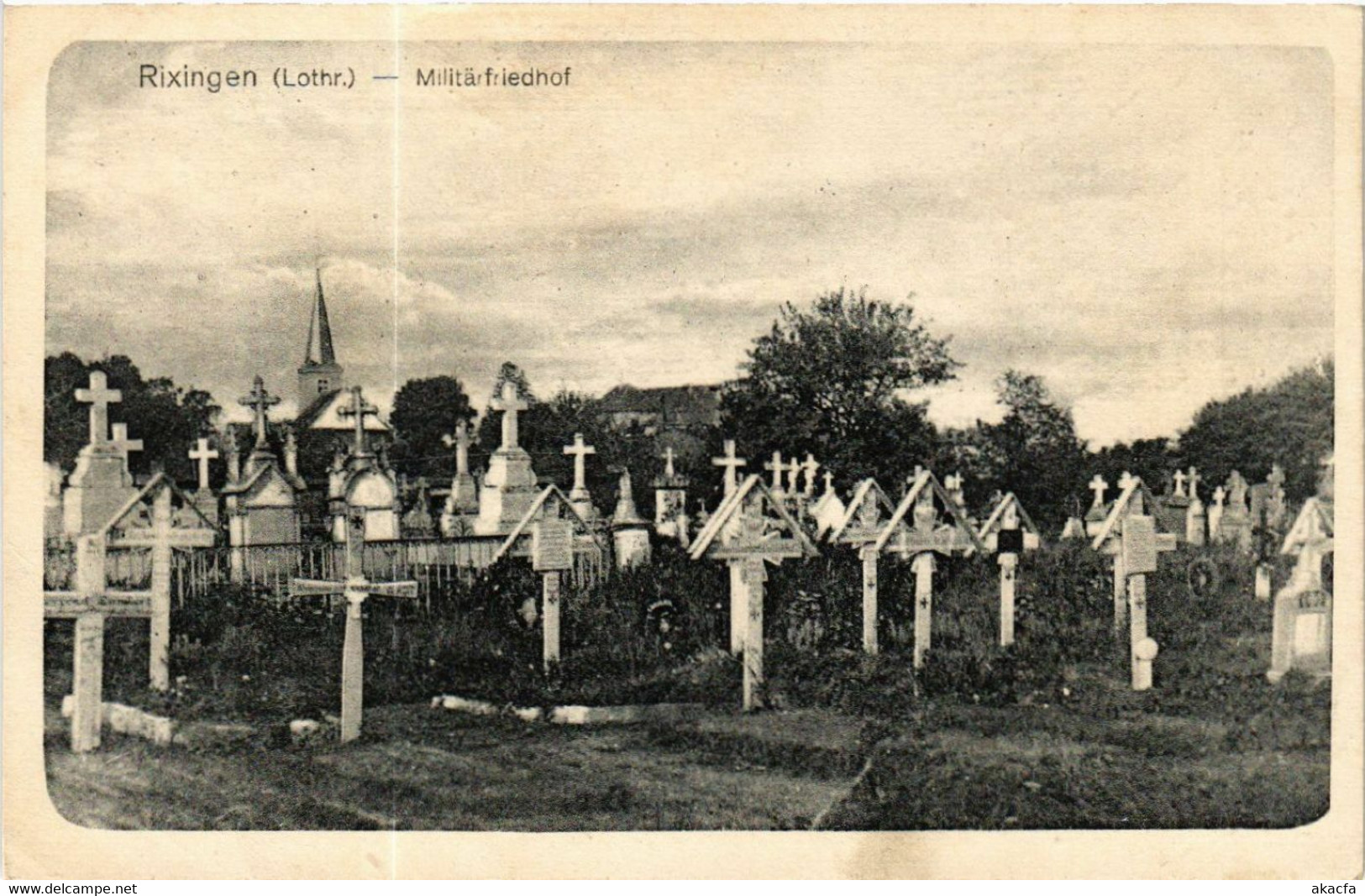 CPA AK RIXINGEN - Militarfriedhof (477871) - Rechicourt Le Chateau