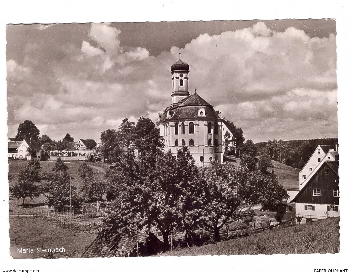 8945 LEGAU - MARIA STEINBACH, Pfarrkirche, Landpoststempel  "14b Ausnang über Leutkirch", 1960 - Mindelheim