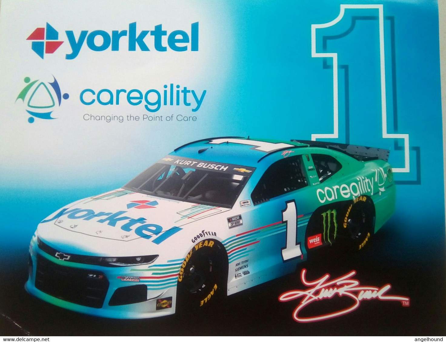 Kurt Busch ( American Race Car Driver) - Autografi