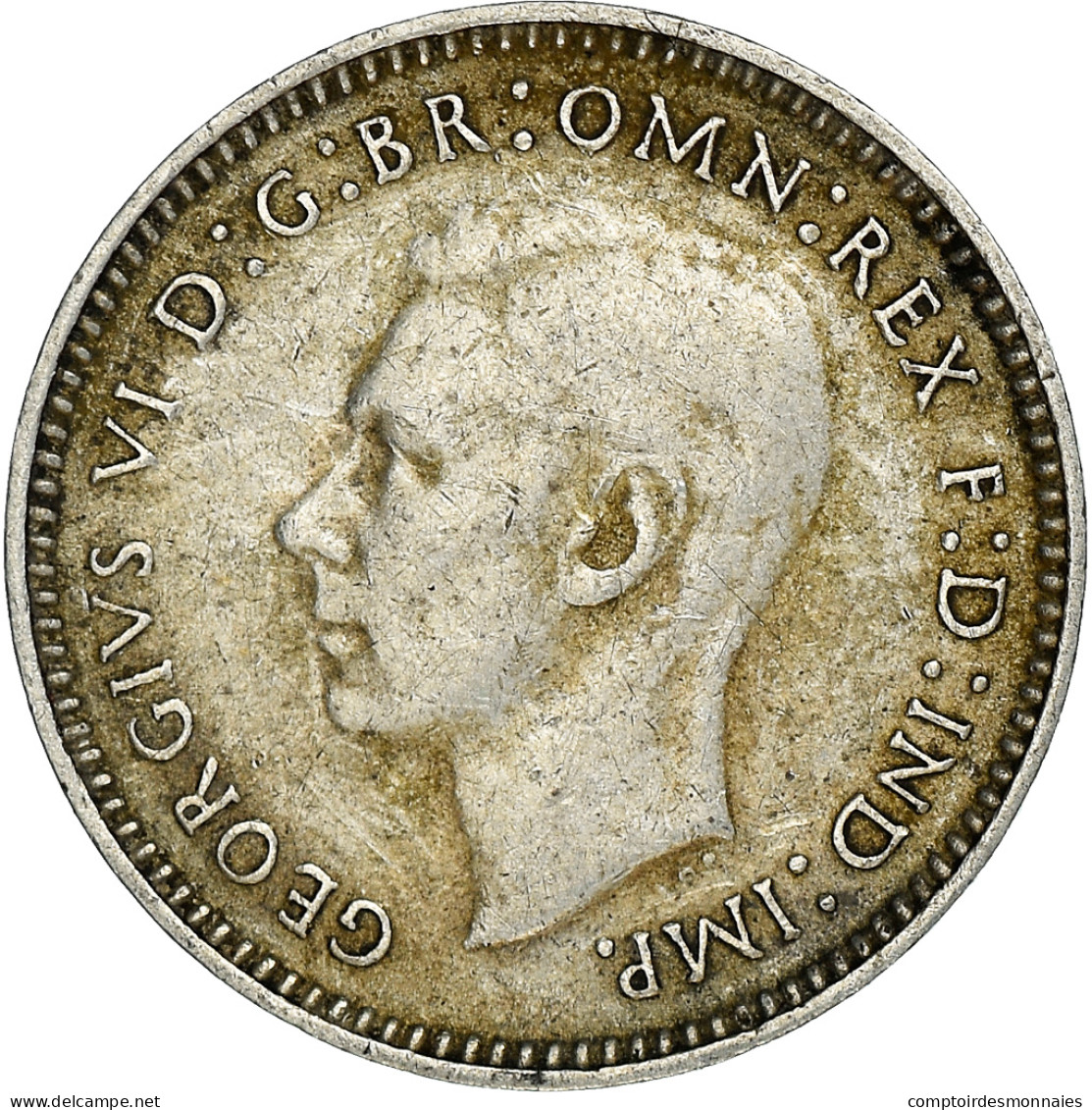 Monnaie, Australie, George VI, Threepence, 1939, Melbourne, TTB, Argent, KM:37 - Victoria