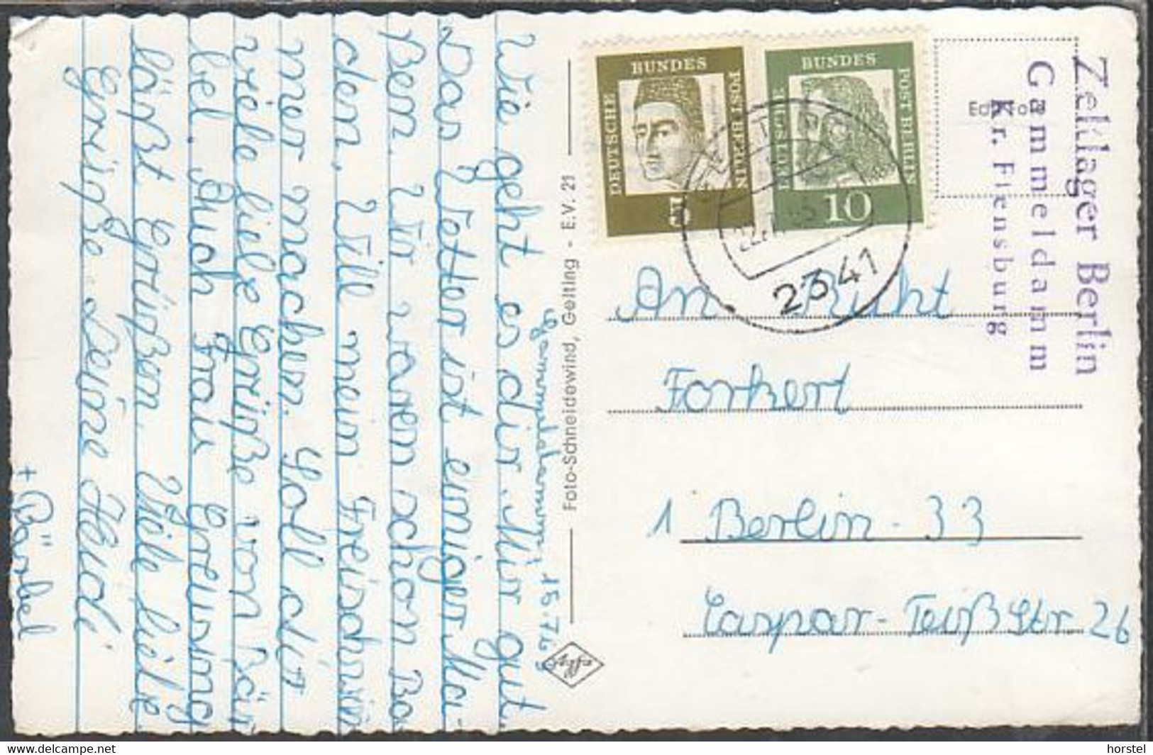 D-24395 Gelting - Ostsee - Jugendherberge - Kreisberufsschule - 2x Nice Stamps - Kappeln / Schlei