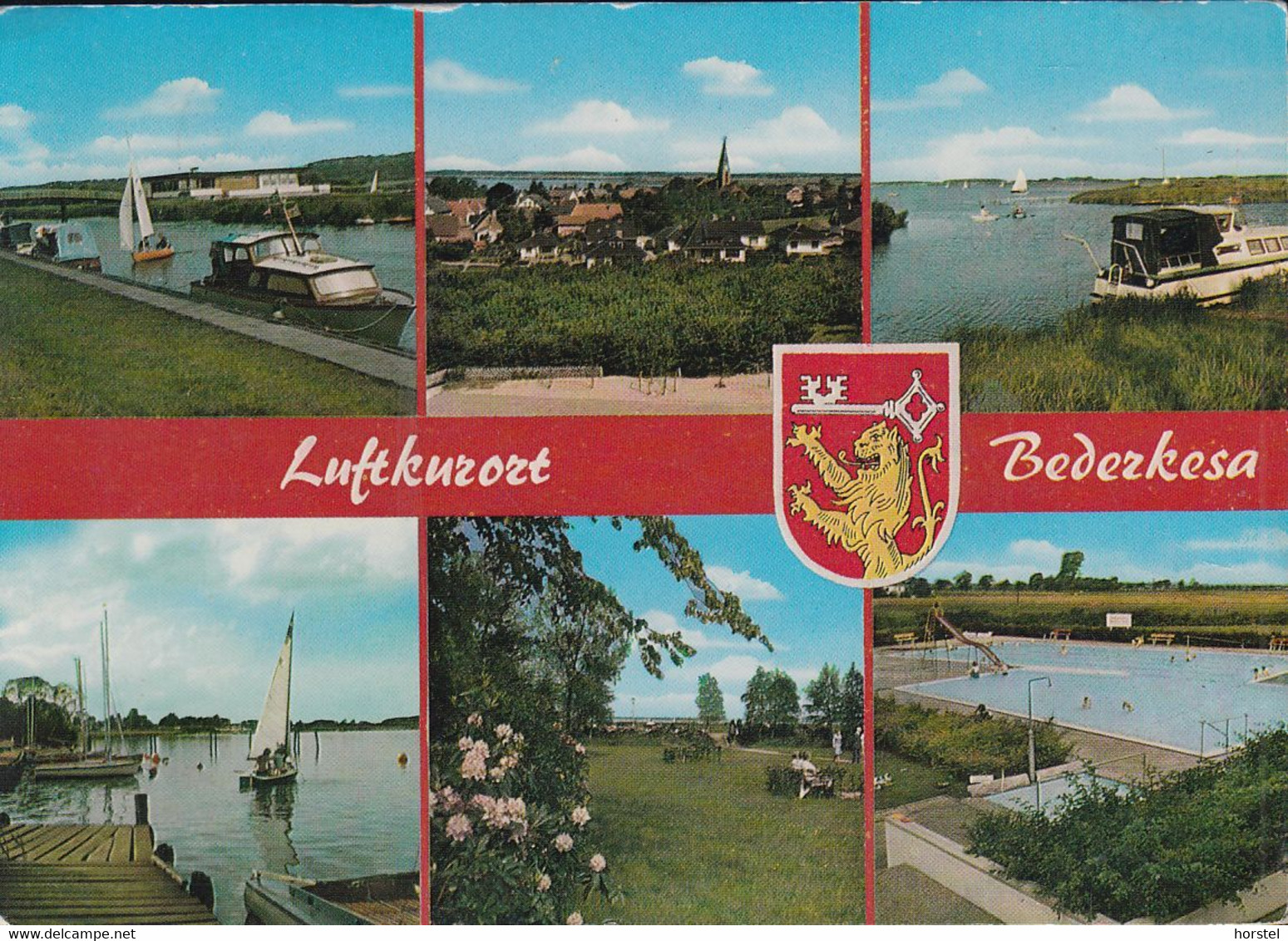 D-27624 Bad Bederkesa - Alte Ansichten - Hafen - Schwimmbad - Freibad - Nice Stamp - Bad Bederkesa