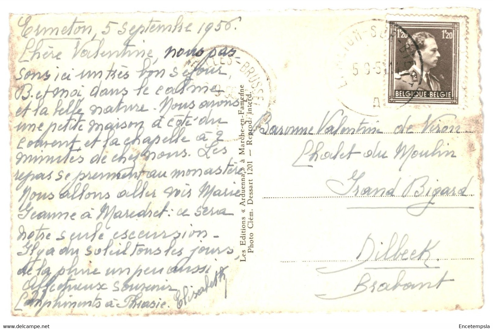 CPSM - Carte Postale -Belgique-Mettet- Ermeton-sur-Biert- Ruisseau De Behoude  VM35816 - Mettet