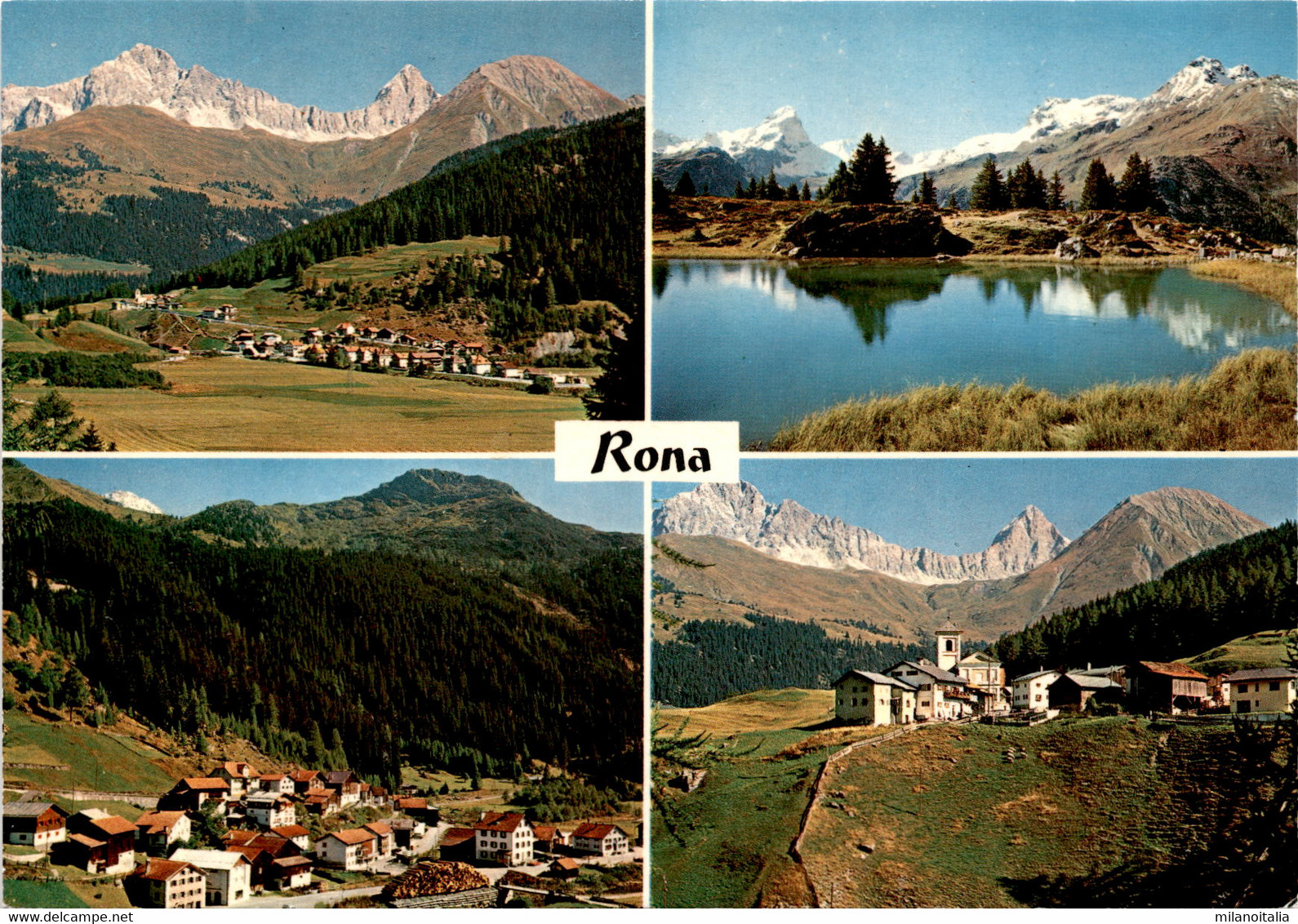 Rona Am Julierpass - 4 Bilder (12-810) * 15. 9. 1982 - Tinizong-Rona