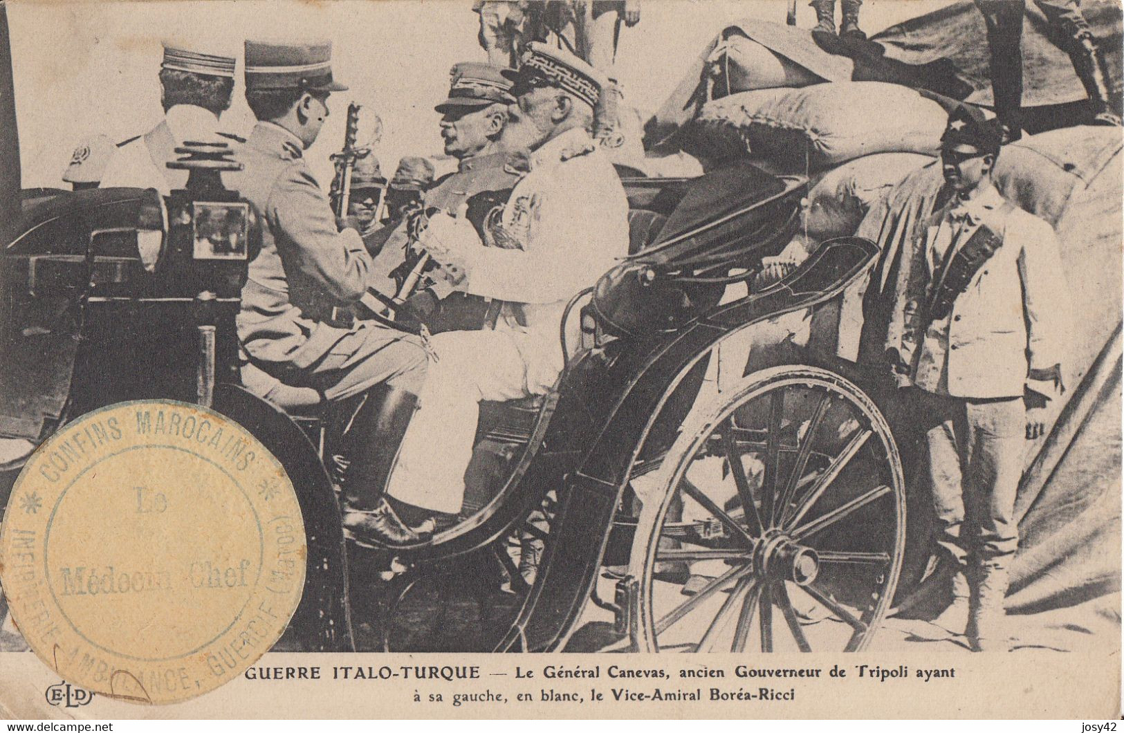 GUERRE ITALO TURQUE - LE GENERAL CANEVAS ANCIEN GOUVERNEUR DE TRIPOLI - Guerra 1914-18