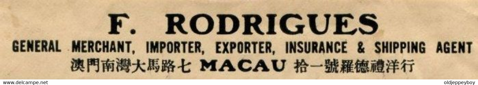 Chine China Macau 1945 Padroes Lithographed Locally At Sin Chun & Cia Lda 20avos. Cover From Macao 24.03.47 To The USA. - Cartas & Documentos