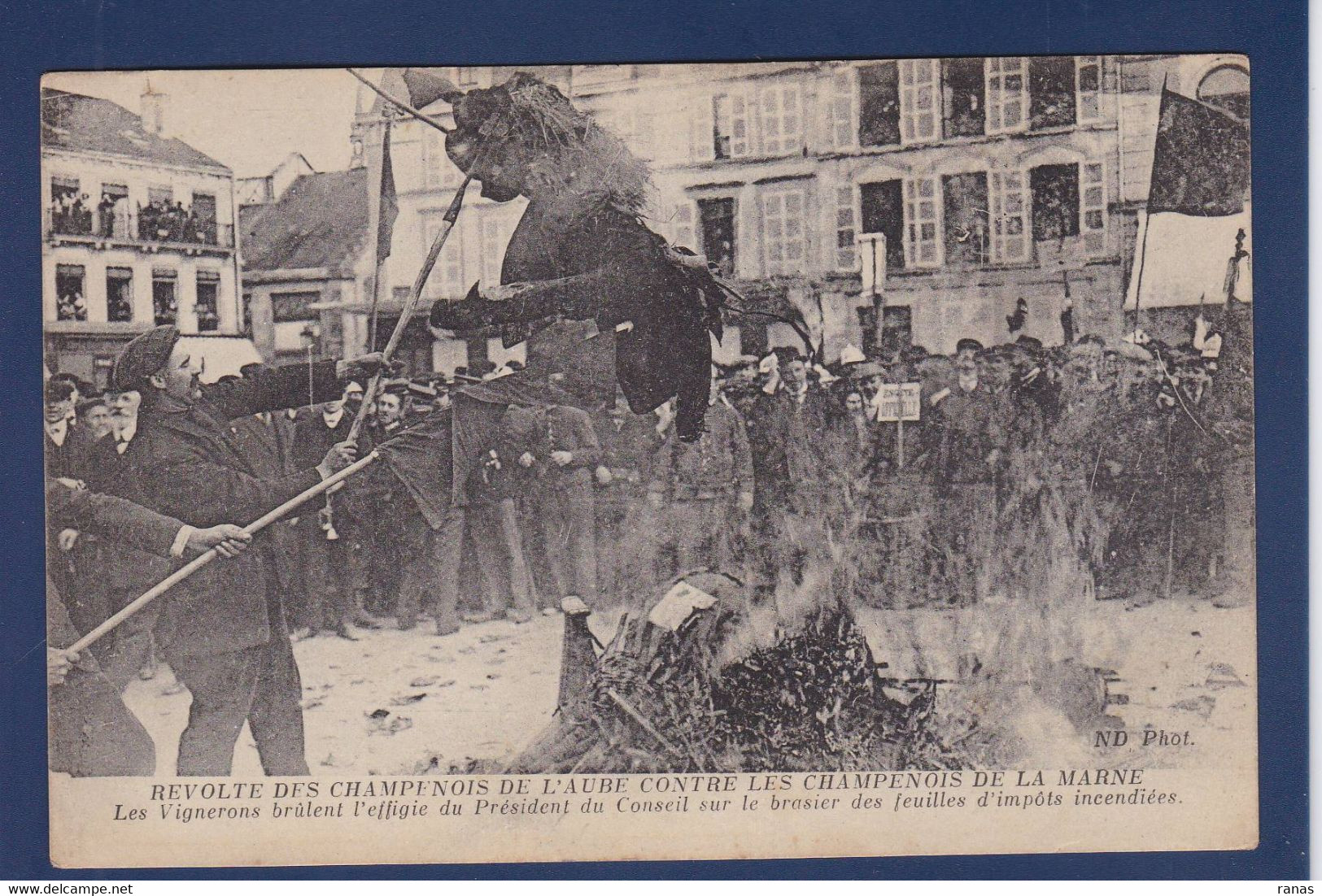 CPA [10] Aube > Bar-sur-Aube Non Circulé Révolte Des Vignerons événements Viticoles 1911 - Bar-sur-Aube