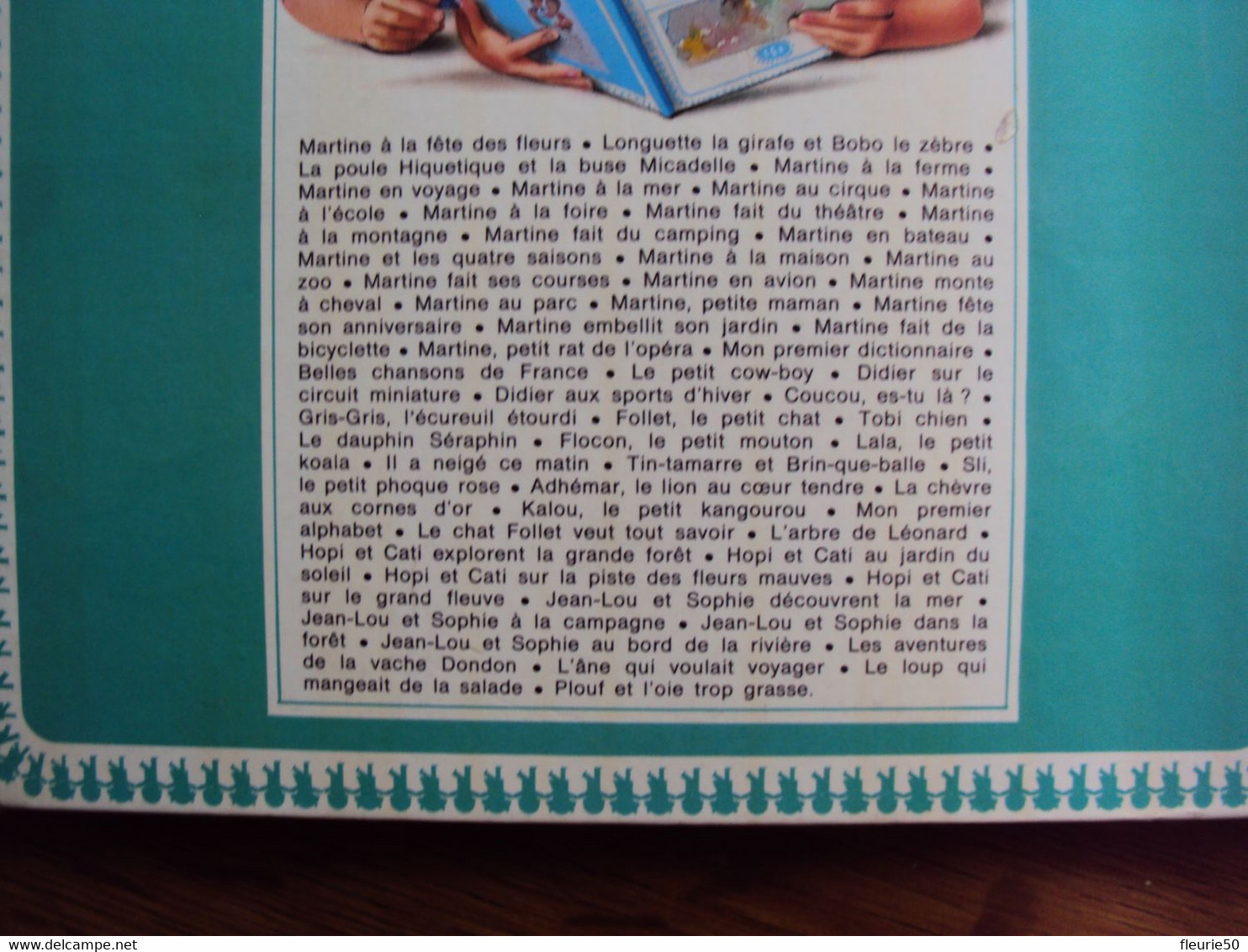 MARTINE ET LES 4 SAISONS. Gibert Delahaye-Marcel Marlier.Casterman 1962. - Martine