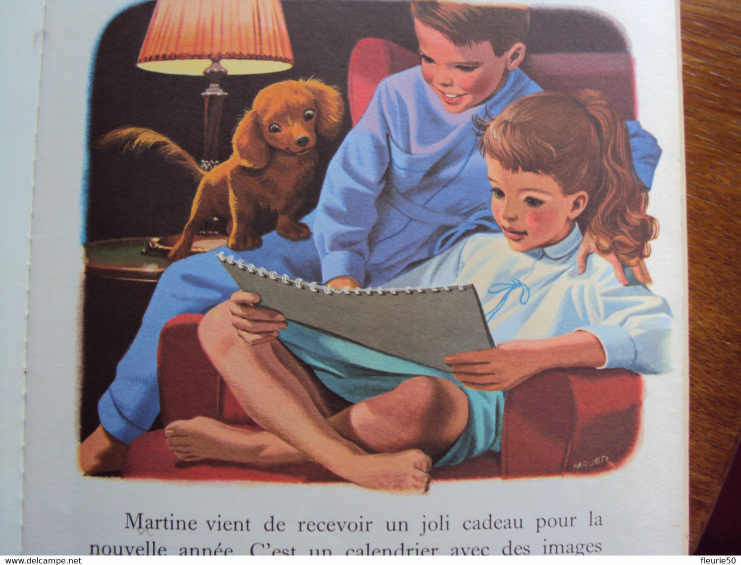 MARTINE ET LES 4 SAISONS. Gibert Delahaye-Marcel Marlier.Casterman 1962. - Martine