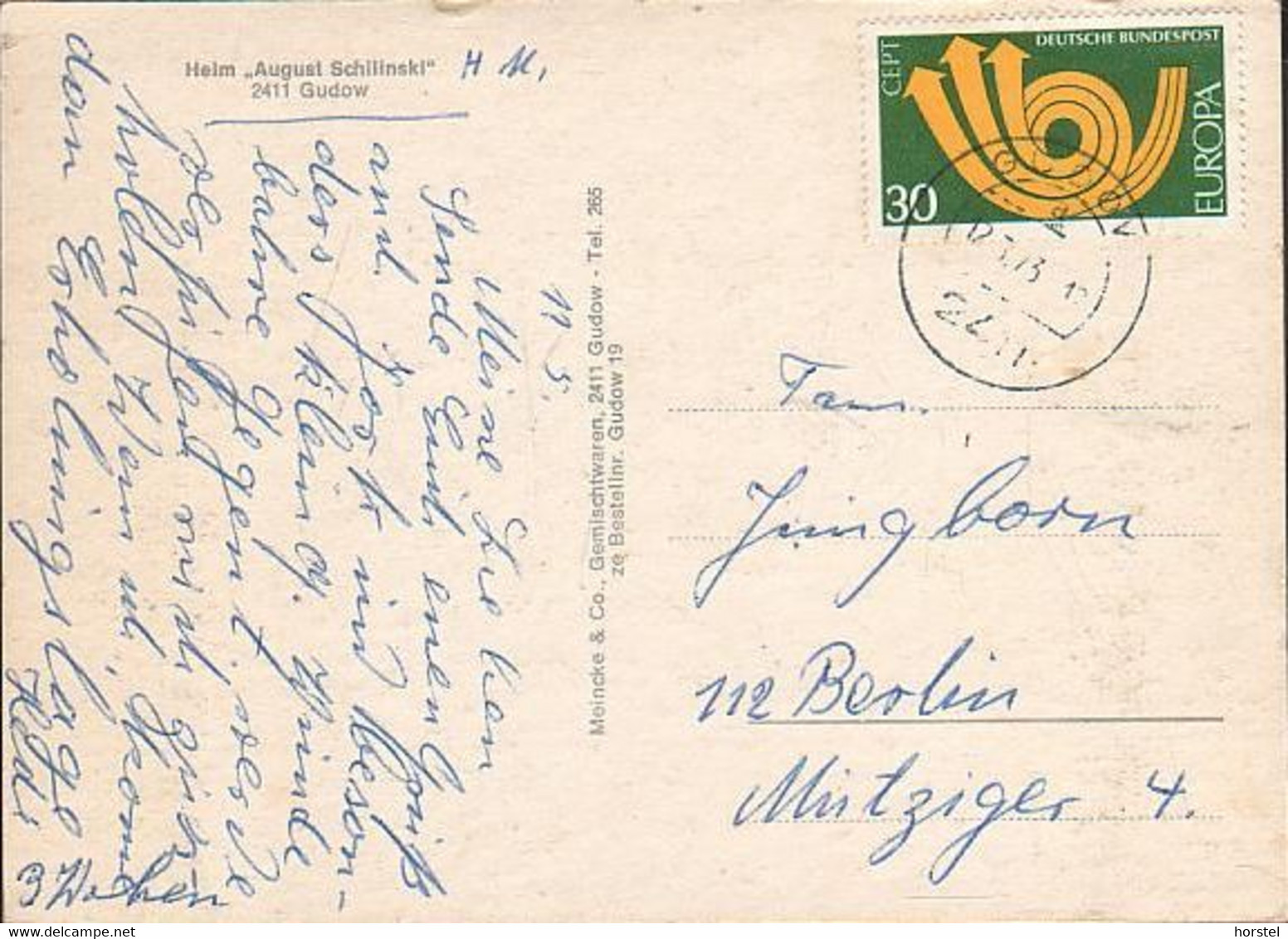 D-23899 Gudow - Heim "August Schilinski" - Nice Stamp "Cept" - Lauenburg