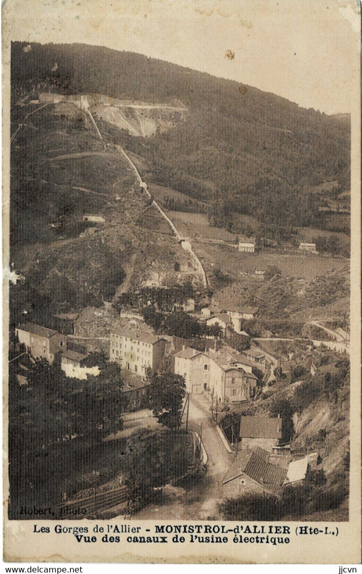 43*Haute-Loire* - Monistrol D' Allier - Vue Des Canaux De L' Usine Electrique - Monistrol Sur Loire