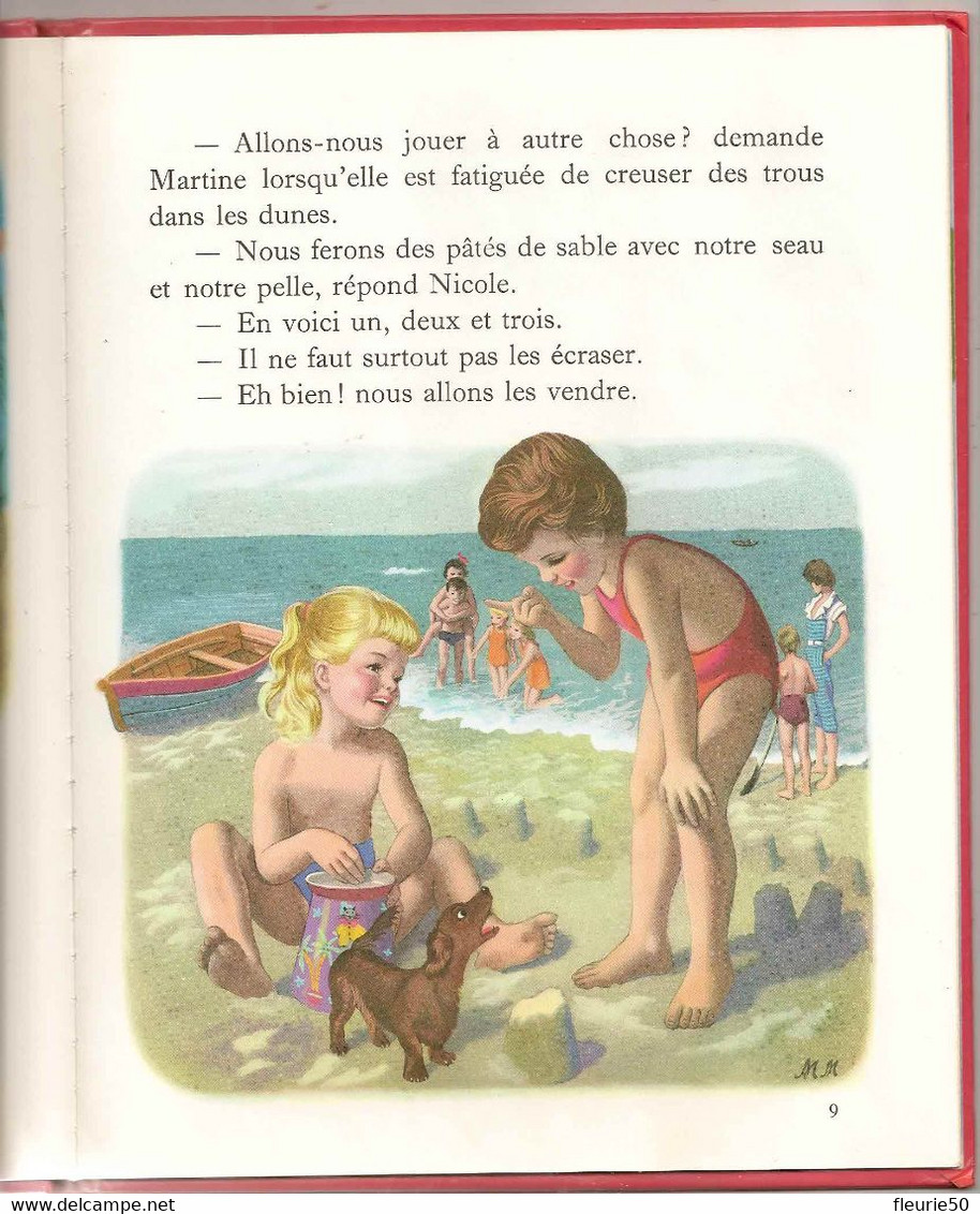 MARTINE A LA MER - Gilbert Delahaye-Marcel Marlier. Casterman 1956. Collection Farandole.