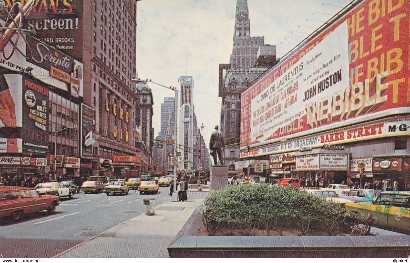 A14126-ALLIED CHEMICAL TOWER BUILDING,TIME SQUARE NEW YORK CITY, NYC UNITED STATES OF AMERICA  POSTCARD - Time Square