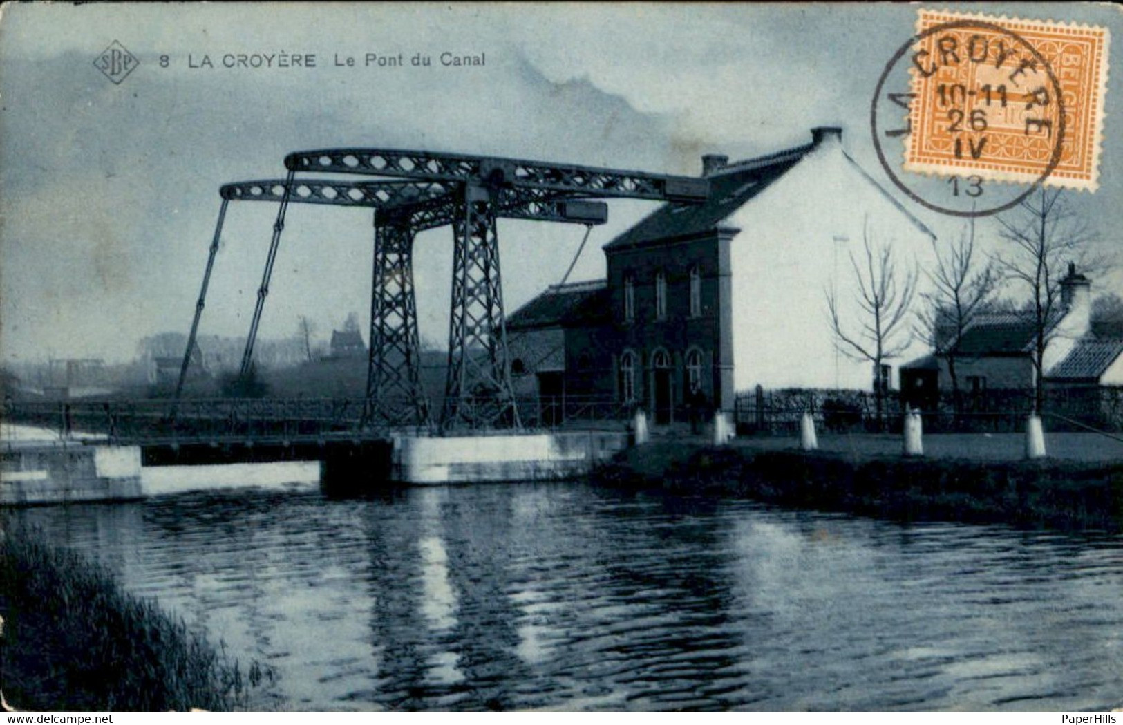 België -  La Croyere Le Pont Du Canal - 1913 - Otros & Sin Clasificación