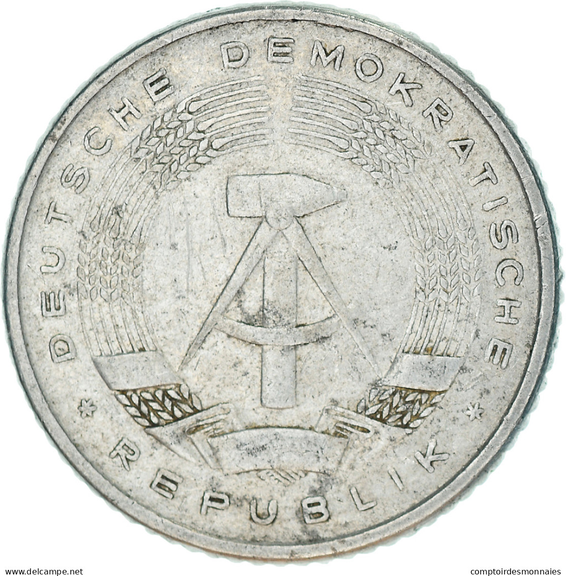 Monnaie, GERMAN-DEMOCRATIC REPUBLIC, 50 Pfennig, 1958, Berlin, TTB, Aluminium - 50 Pfennig