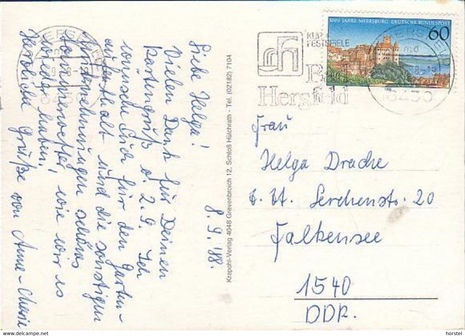 D-48529 Nordhorn - Ansichten - Schwimmbad - Freibad - Kirche - Vechtepartie - Tierpark -  Nice Stamp - Nordhorn