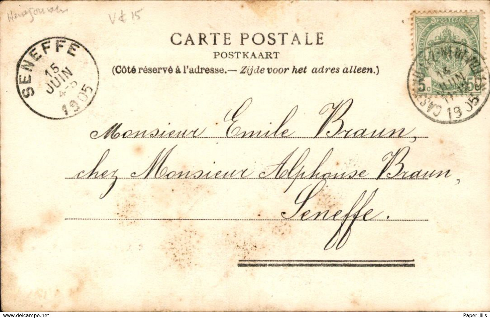 België - Casteau Entree Du Village - 1905 - Other & Unclassified