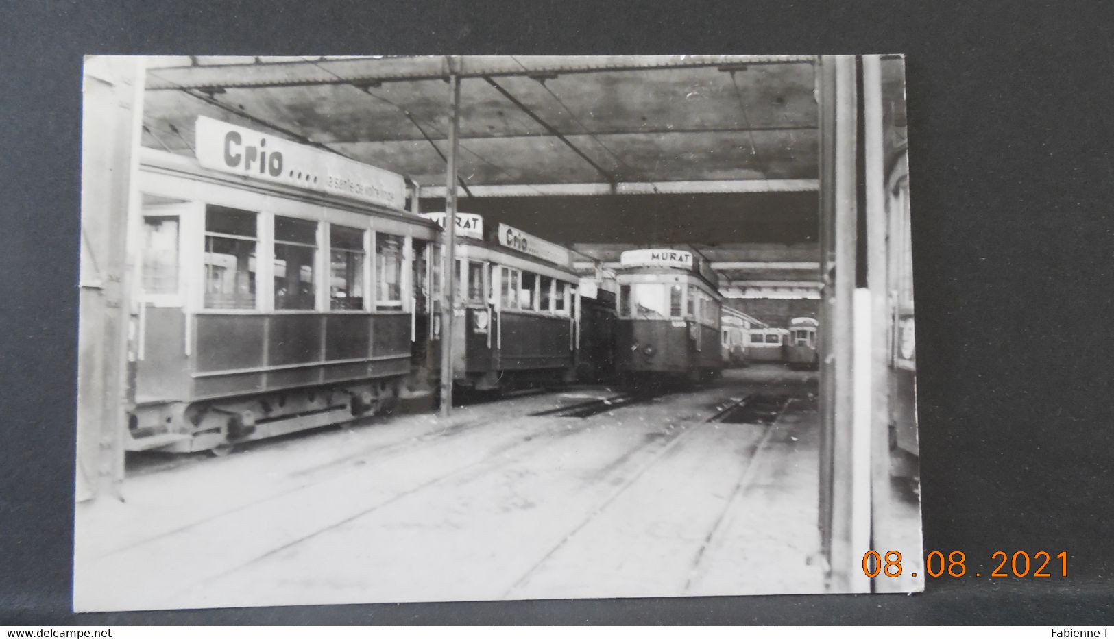 Photo De Format CP - Saint-Etienne - Tramway - Dépôt Bellevue Avant 1959 - Places
