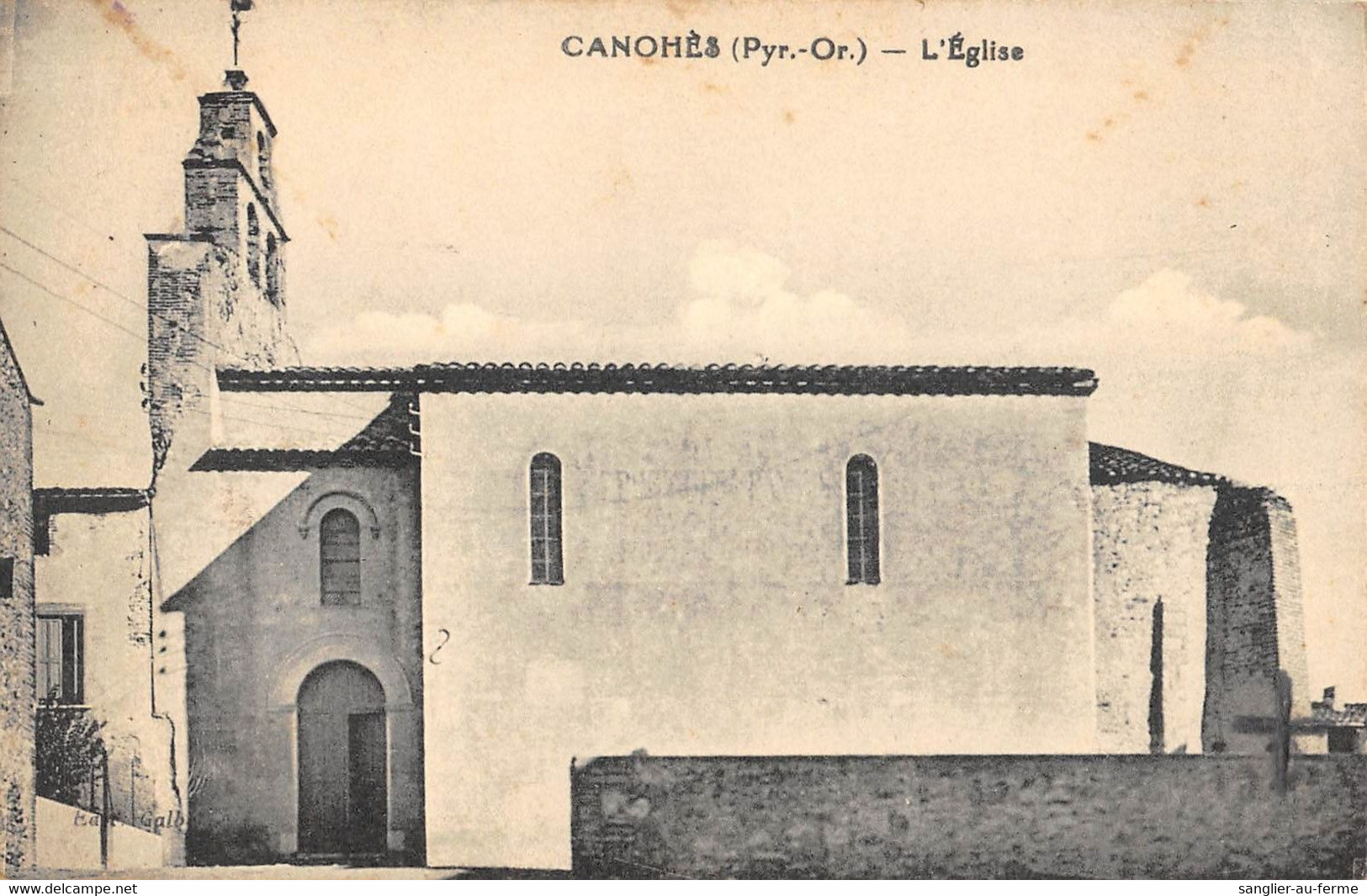 CPA 66 CANOHES L'EGLISE - Other & Unclassified
