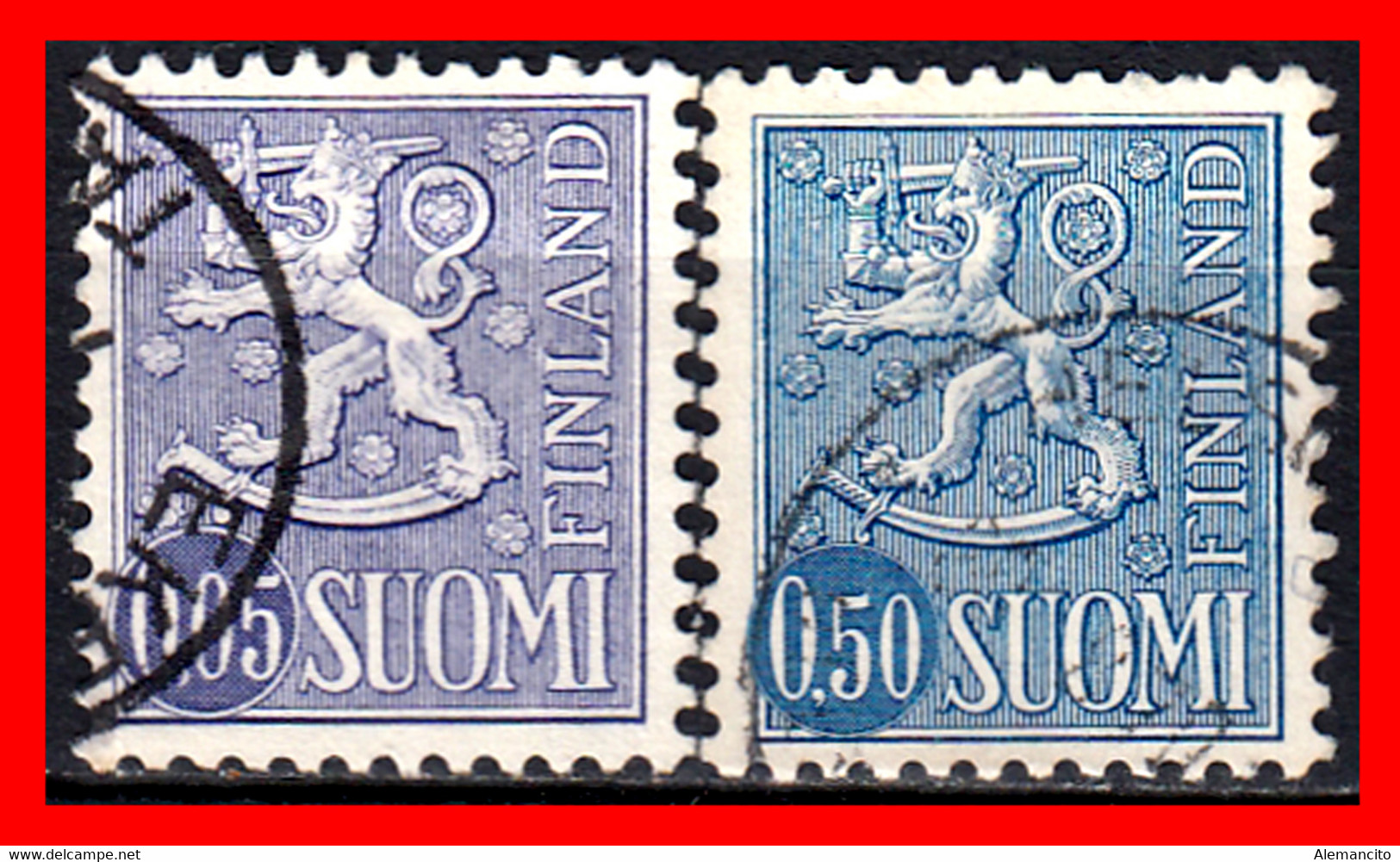 FINLANDIA – ( SUOMI ) TIMBRES. AÑO 1954 -  ESCUDO NACIONAL - Used Stamps