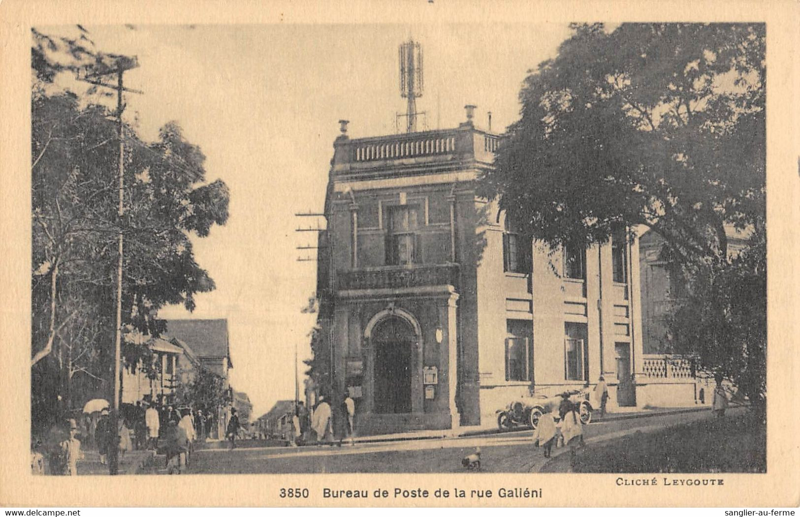 CPA MADAGASCAR BUREAU DE POSTE DE LA RUE GALIENI - Madagaskar