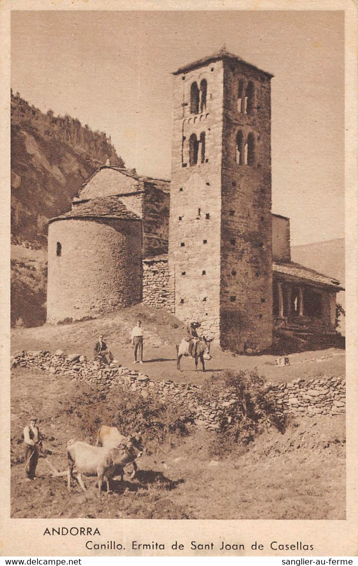 CPA ANDORRE CANILLO ERMITA DE SAN JOAN DE CASELLAS - Andorre