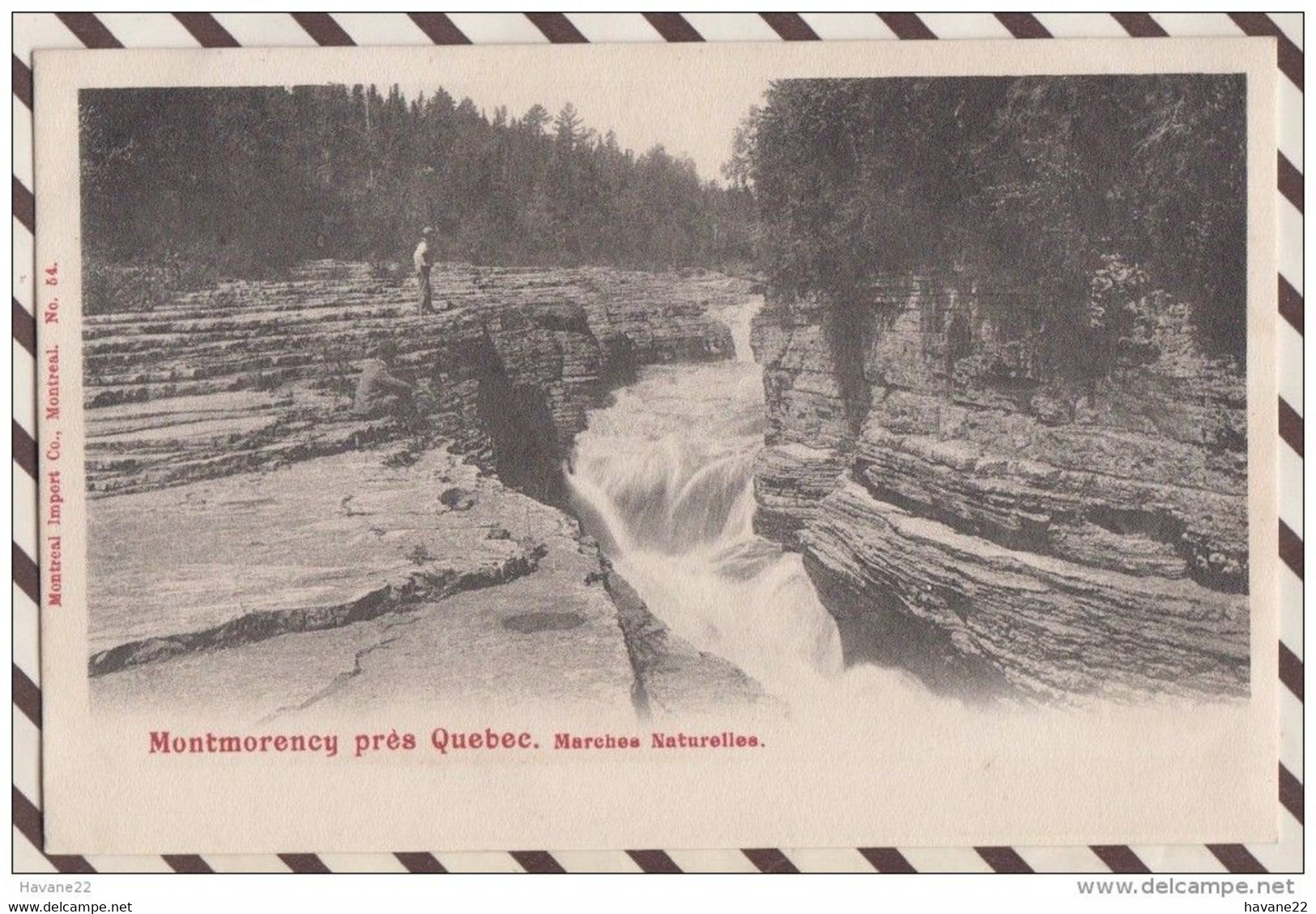 5AH2207 MONTMORENCY PRES QUEBEC MARCHES NATURELLES 2  SCANS - Montmorency Falls