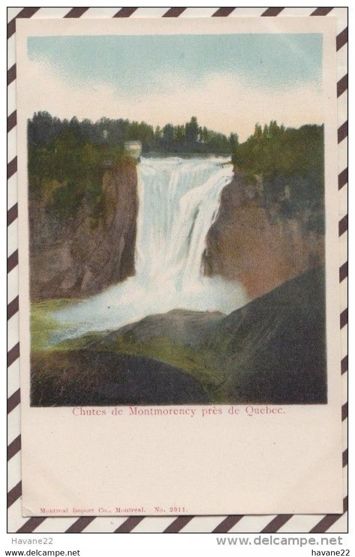 5AH2209 CHUTES DE MONTMORENCY PRES QUEBEC  2  SCANS - Montmorency Falls