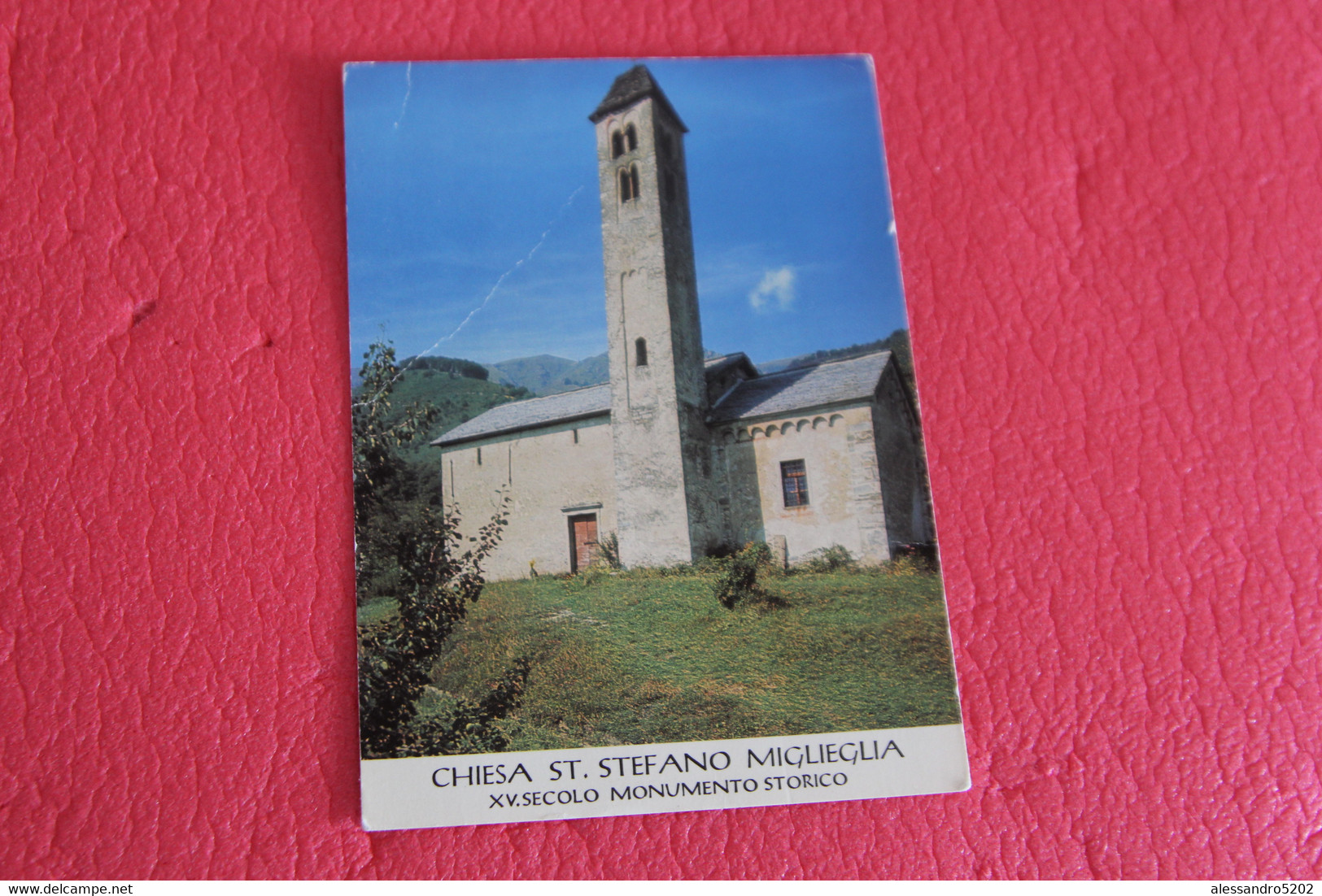 Ticino Miglieglia La Chiesa S. Stefano NV + Lieve Segno Di Piega - Miglieglia