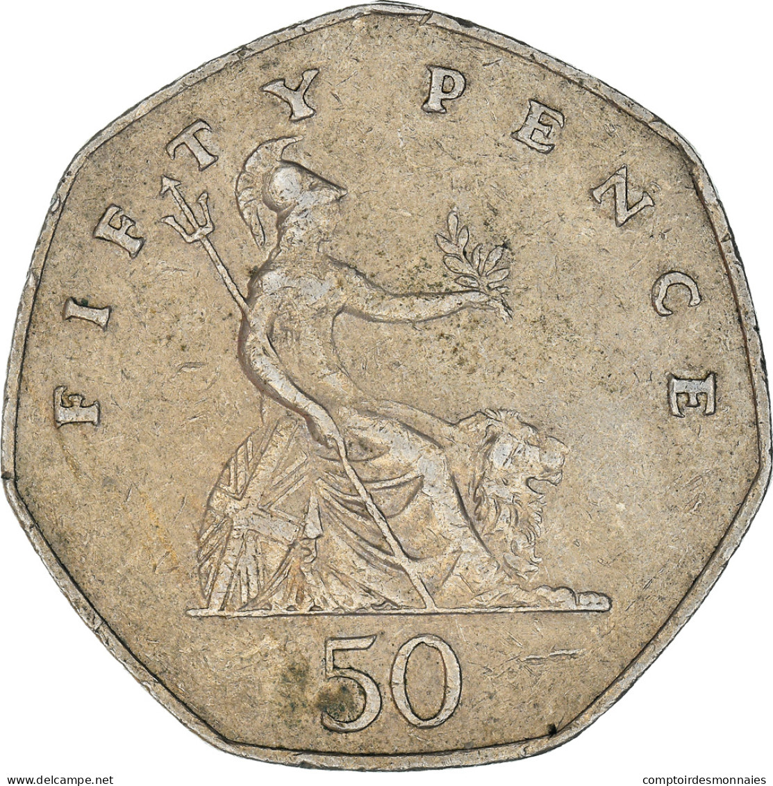 Monnaie, Grande-Bretagne, Elizabeth II, 50 Pence, 1983, TB, Copper-nickel - 50 Pence