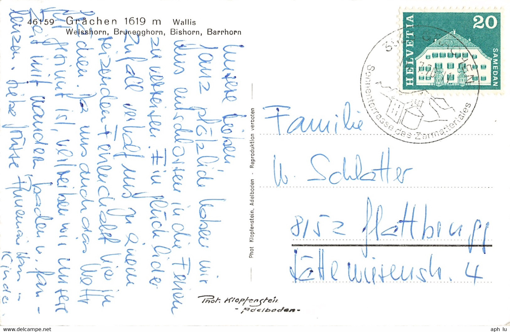 Grächen, K-Stempel (aa9032) - Grächen