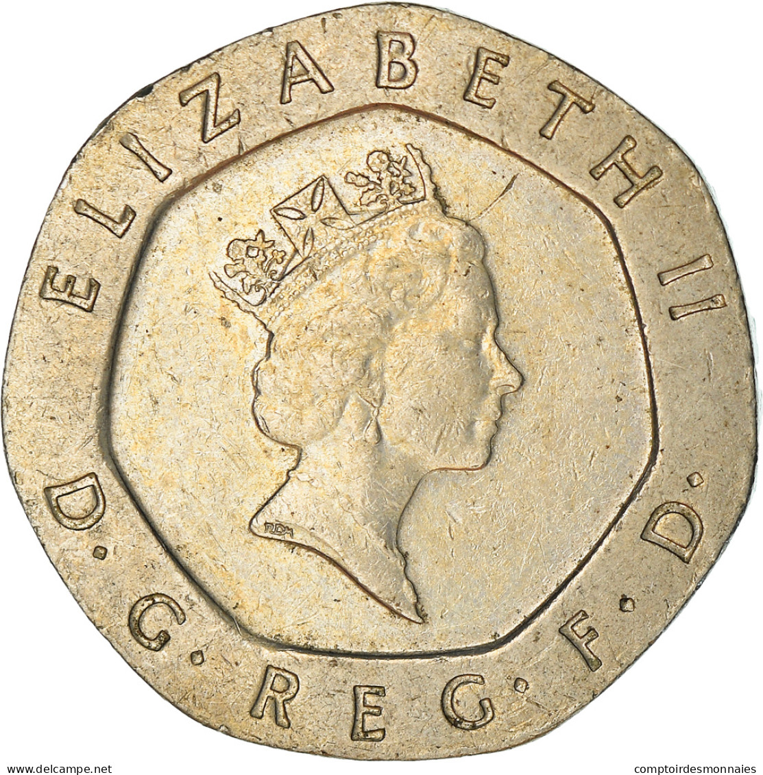 Monnaie, Grande-Bretagne, Elizabeth II, 20 Pence, 1987, TTB+, Copper-nickel - 20 Pence